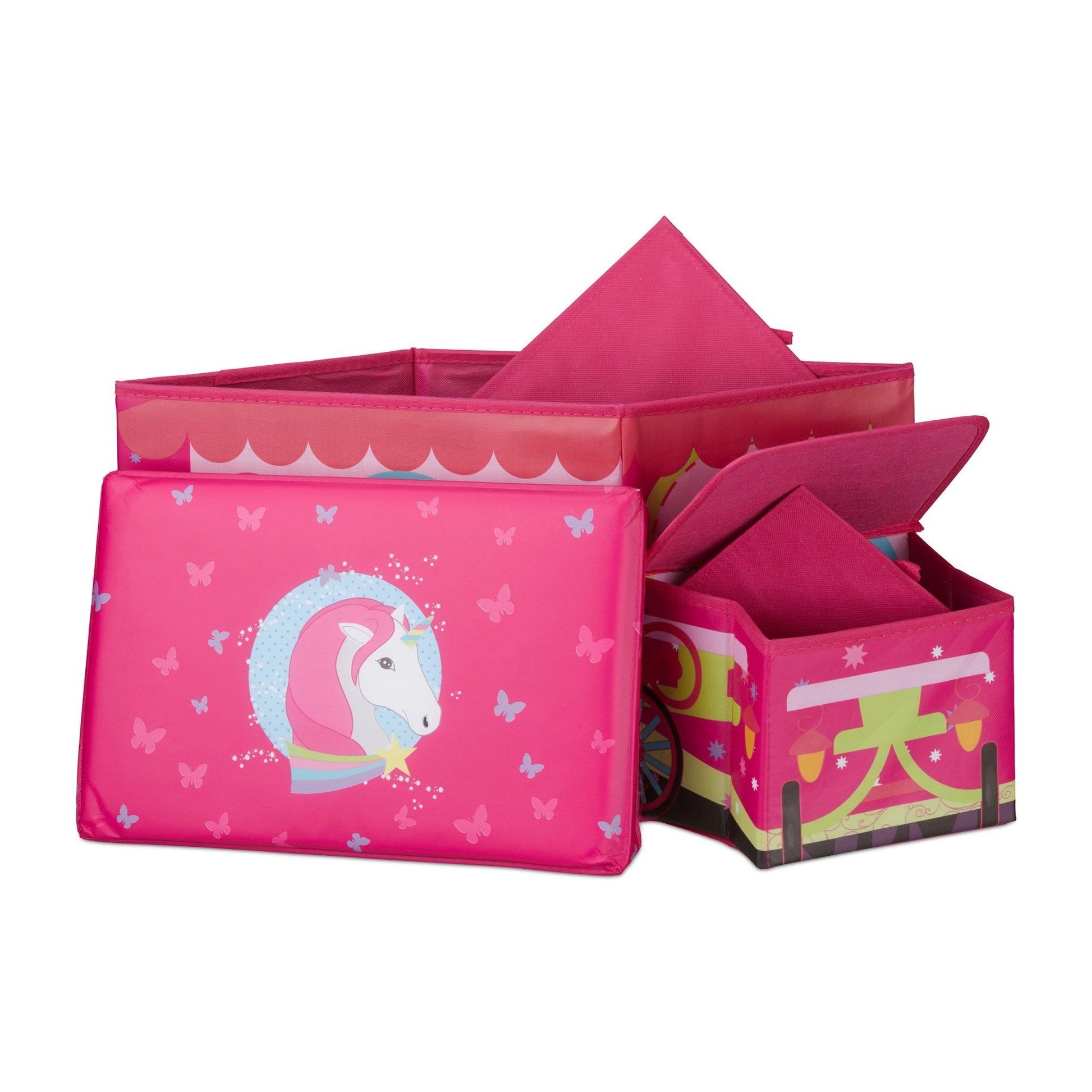 Sitzbox für Kinder Pink von Relaxdays