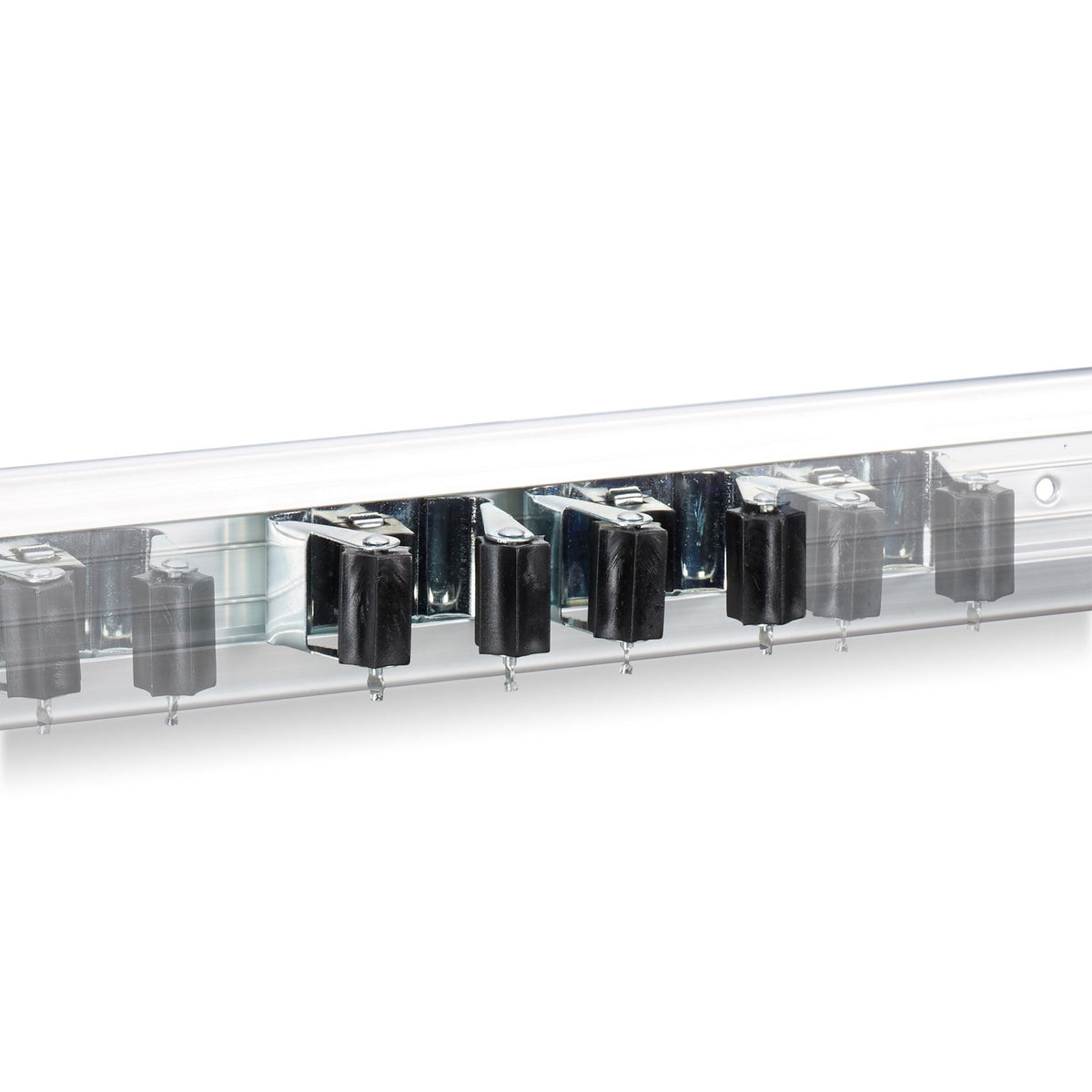 Gerätehalter Wandhalterung Schwarz-Silber von Relaxdays
