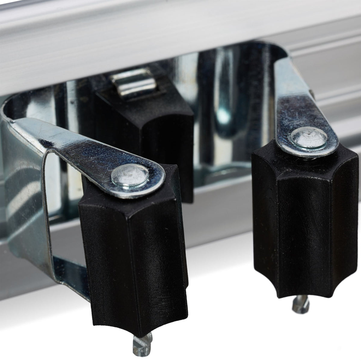 Gerätehalter Wandhalterung Schwarz-Silber von Relaxdays