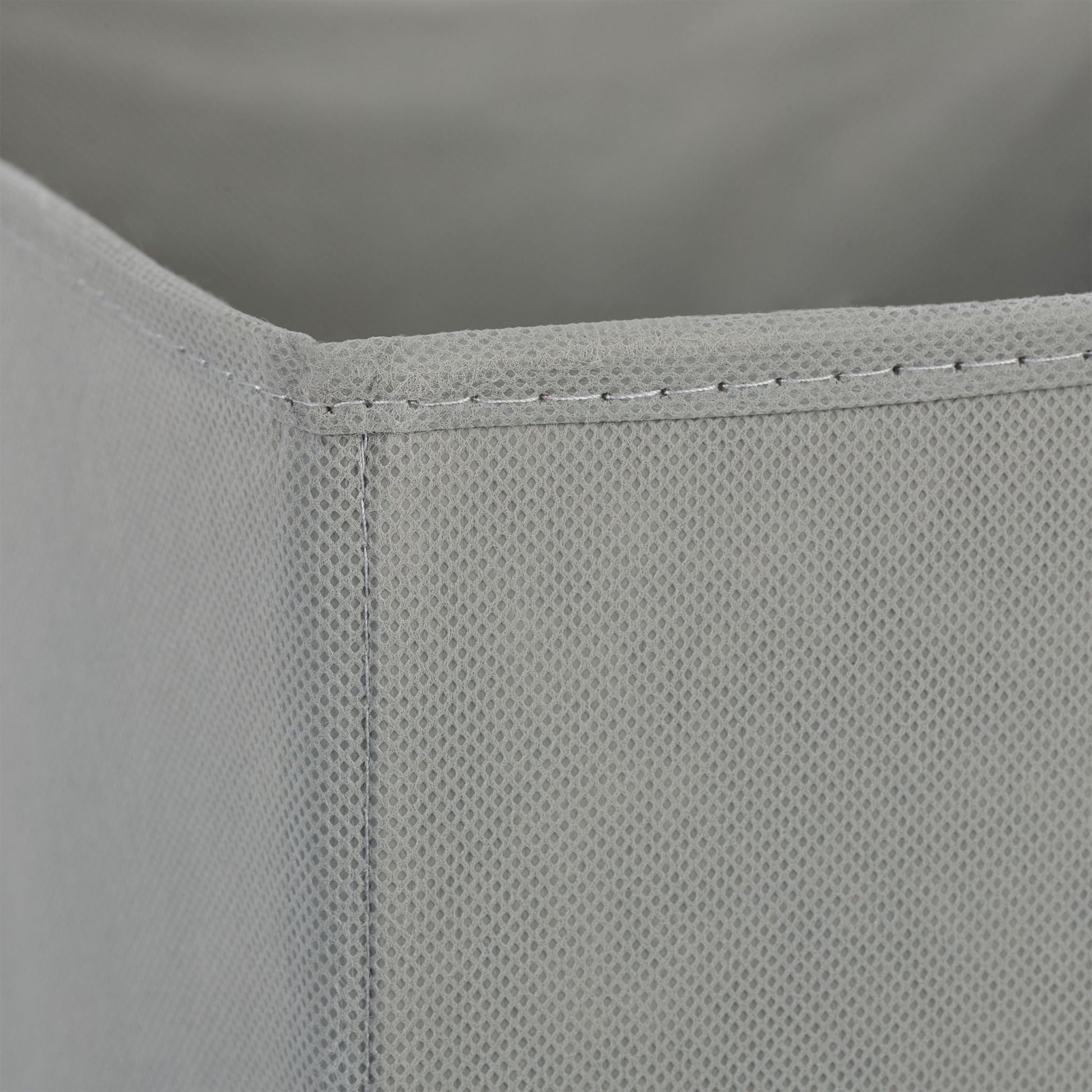 Aufbewahrungsbox Stoff 2er-Set Grau von Relaxdays