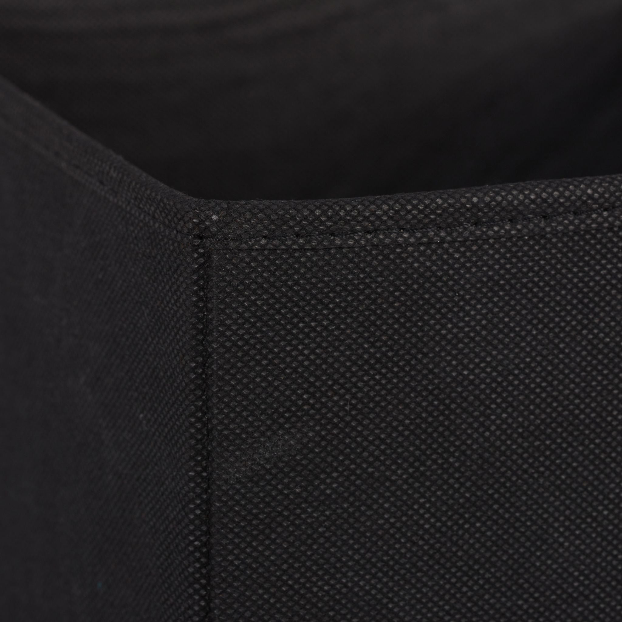 Aufbewahrungsbox Stoff 2er-Set Schwarz von Relaxdays