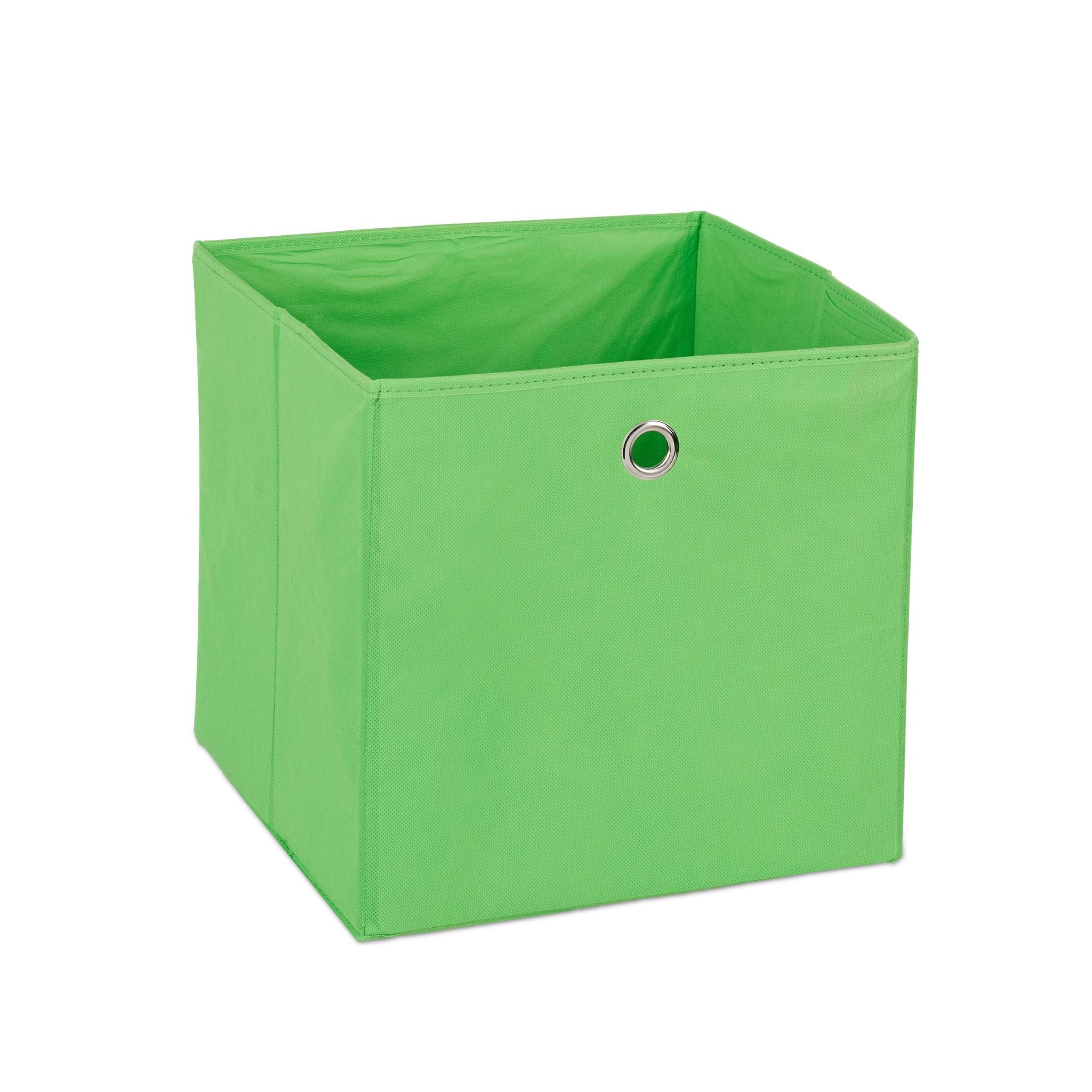 Aufbewahrungsbox Stoff 2er-Set Grün von Relaxdays