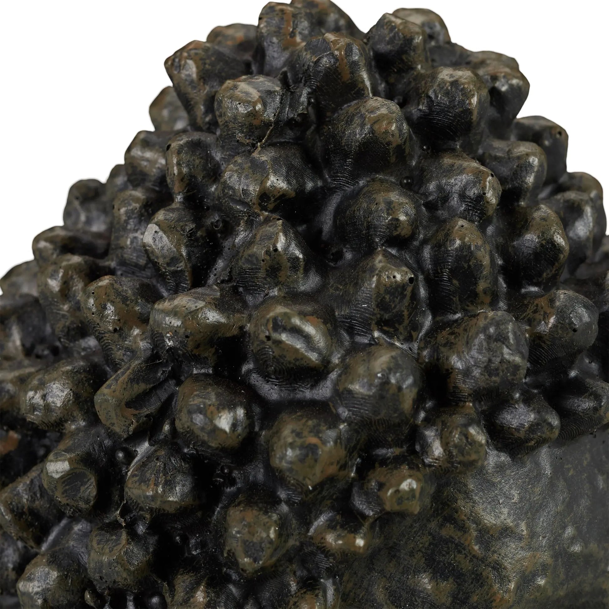 Buddha Figur sitzend 18cm Anthrazit von Relaxdays
