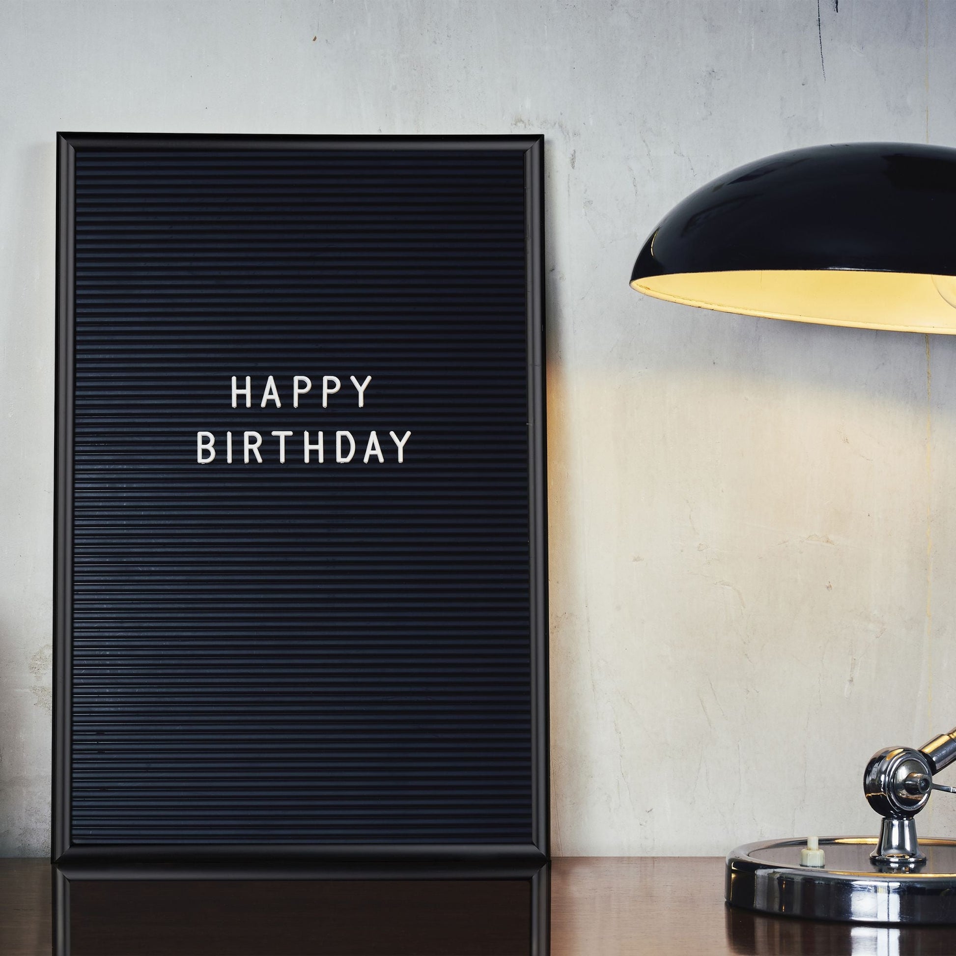 Letterboard 30 x 45cm Schwarz von Relaxdays