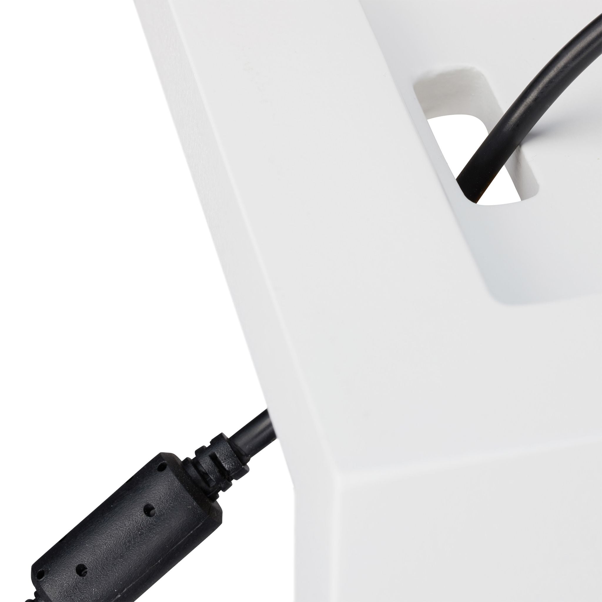 Monitorständer Organizer XL Weiss-Hellbraun von Relaxdays