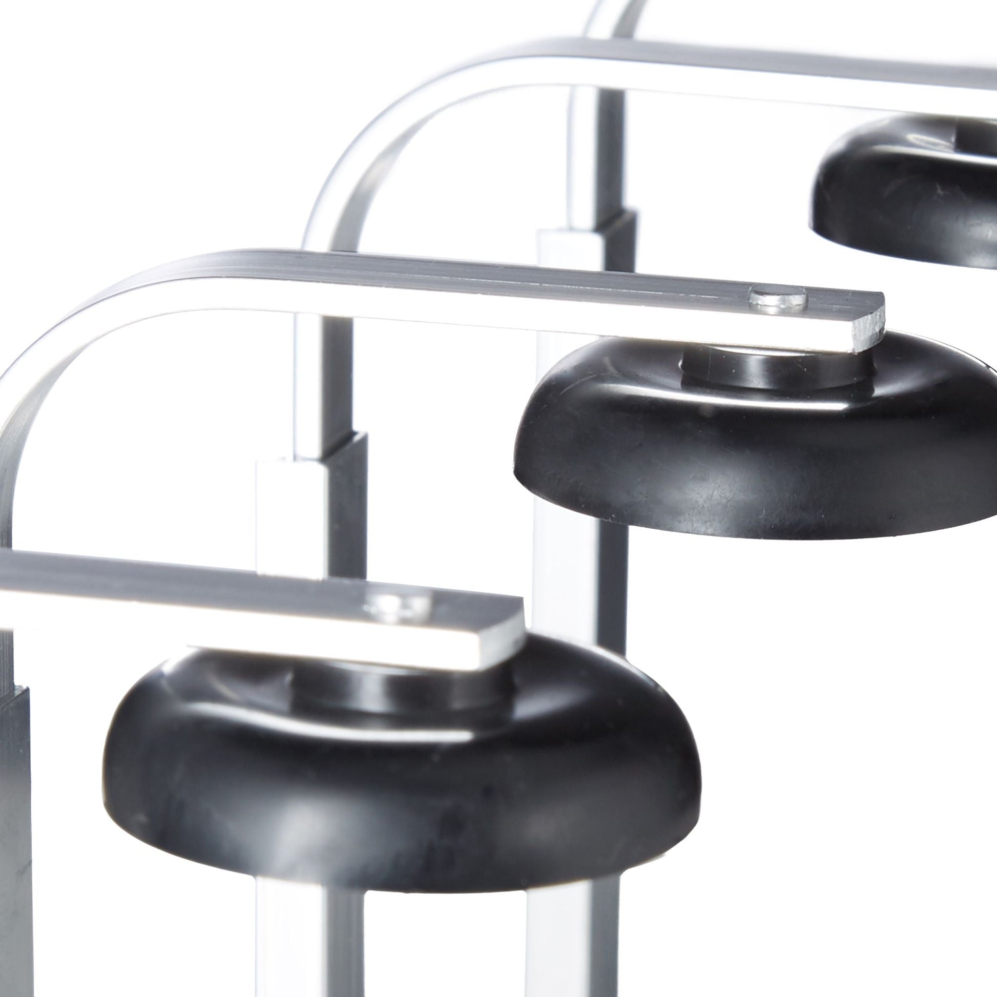 Barbutler Wand Schwarz-Silber von Relaxdays
