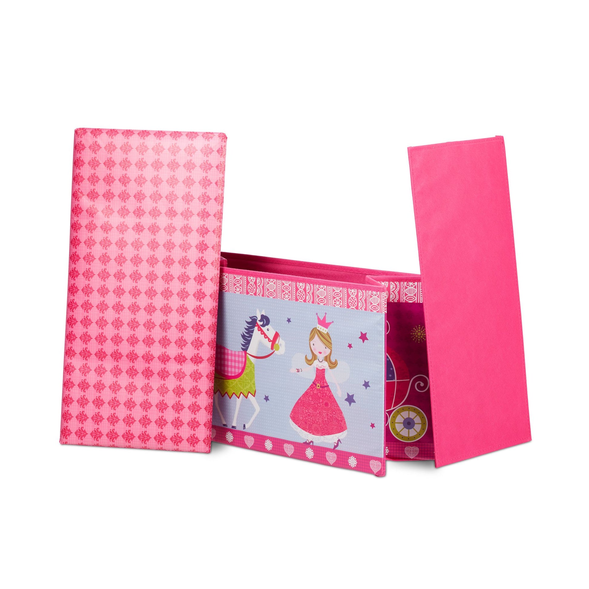 Sitzbox für Kinder Pink-Rosa von Relaxdays
