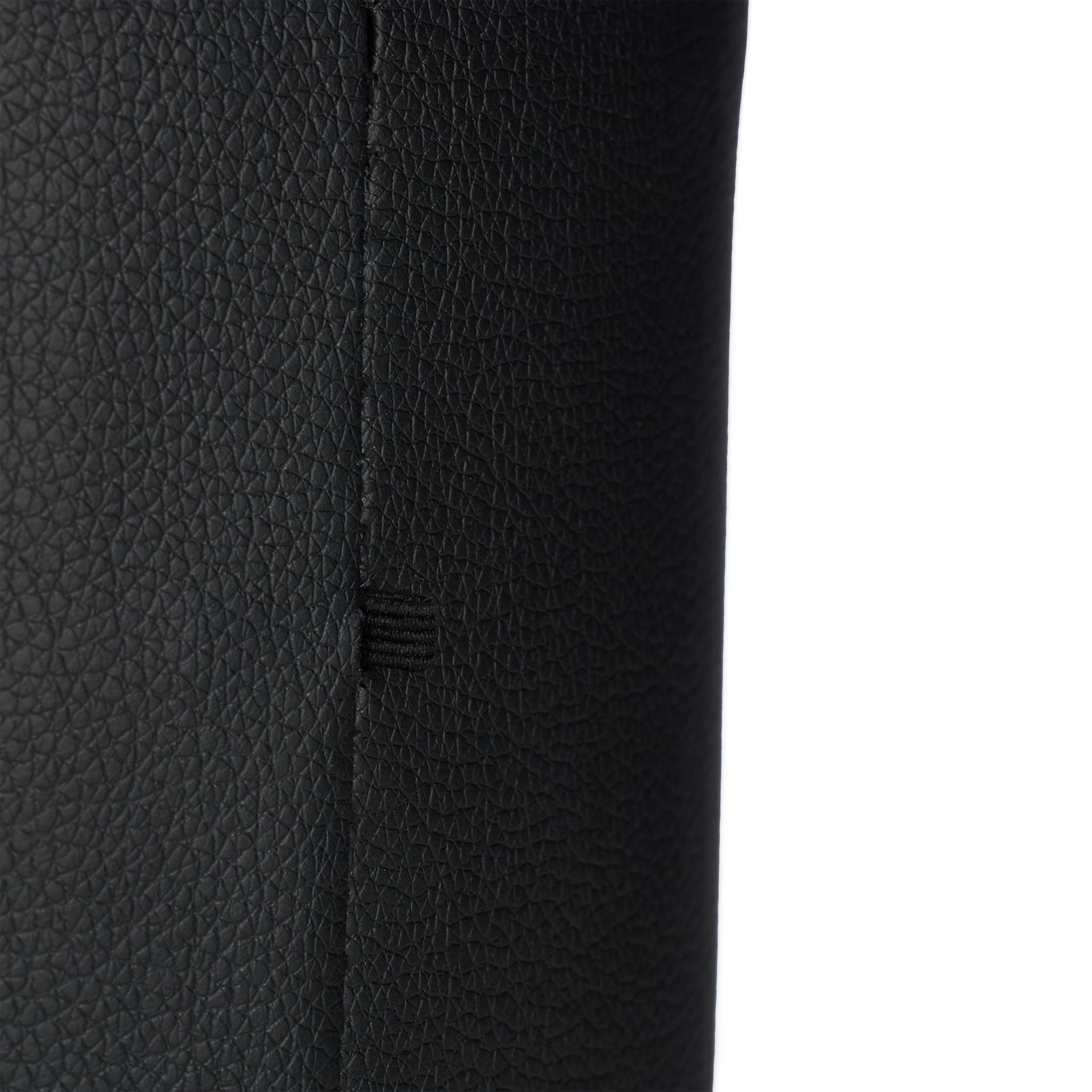 Hocker Kunstleder Hellbraun-Schwarz von Relaxdays
