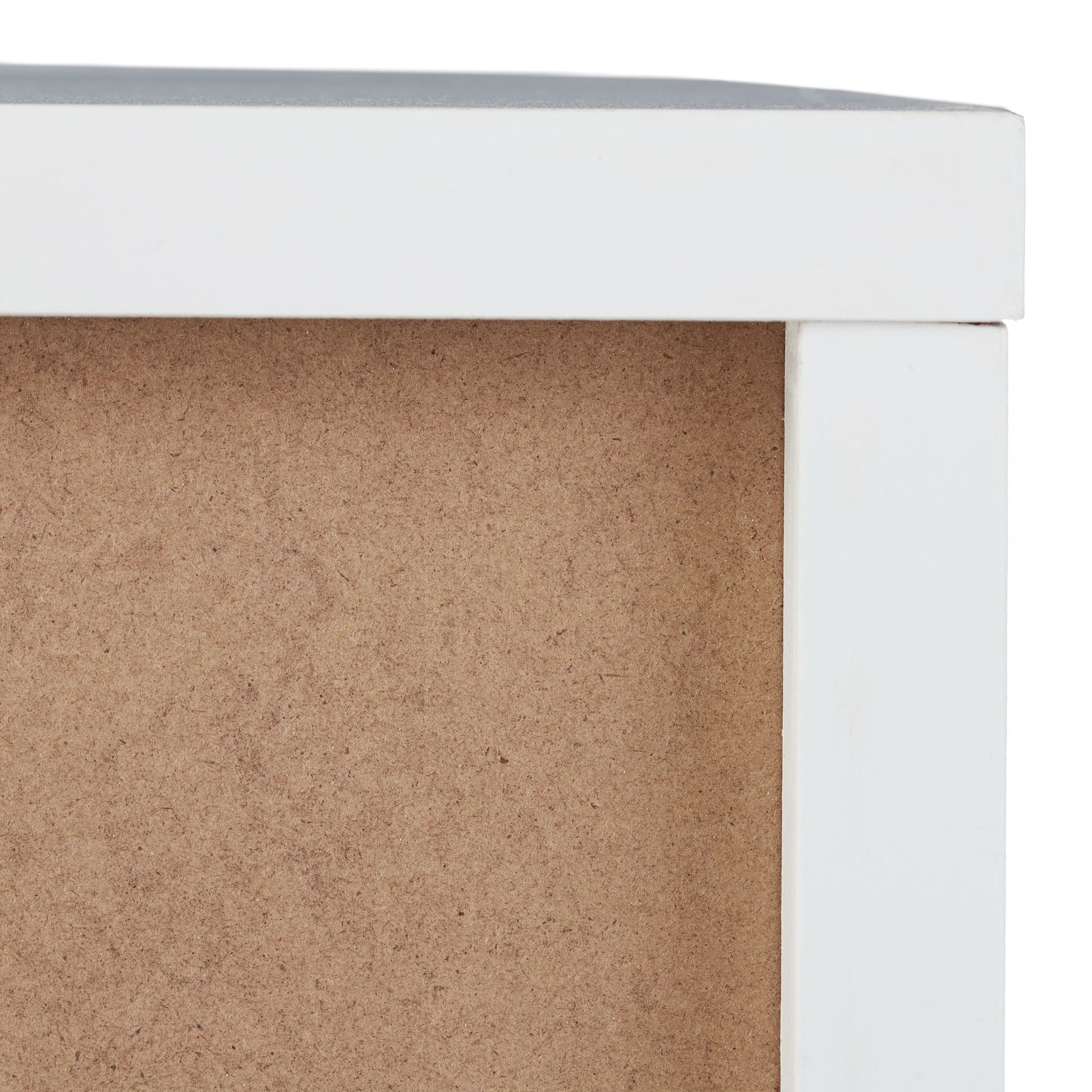 TV Board mit 4 Fächern rollbar Weiss von Relaxdays