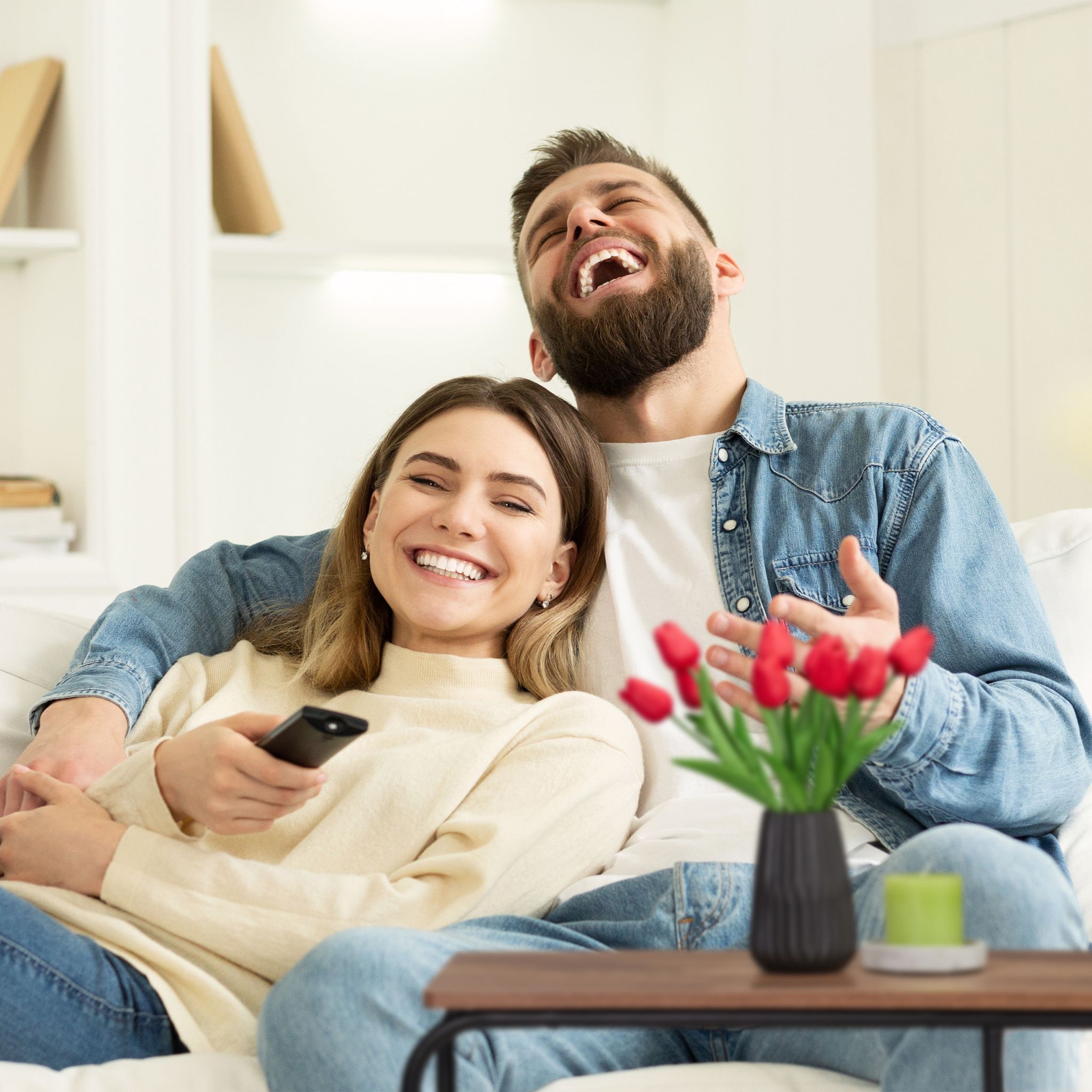 TV Board mit Ablage Braun-Schwarz von Relaxdays