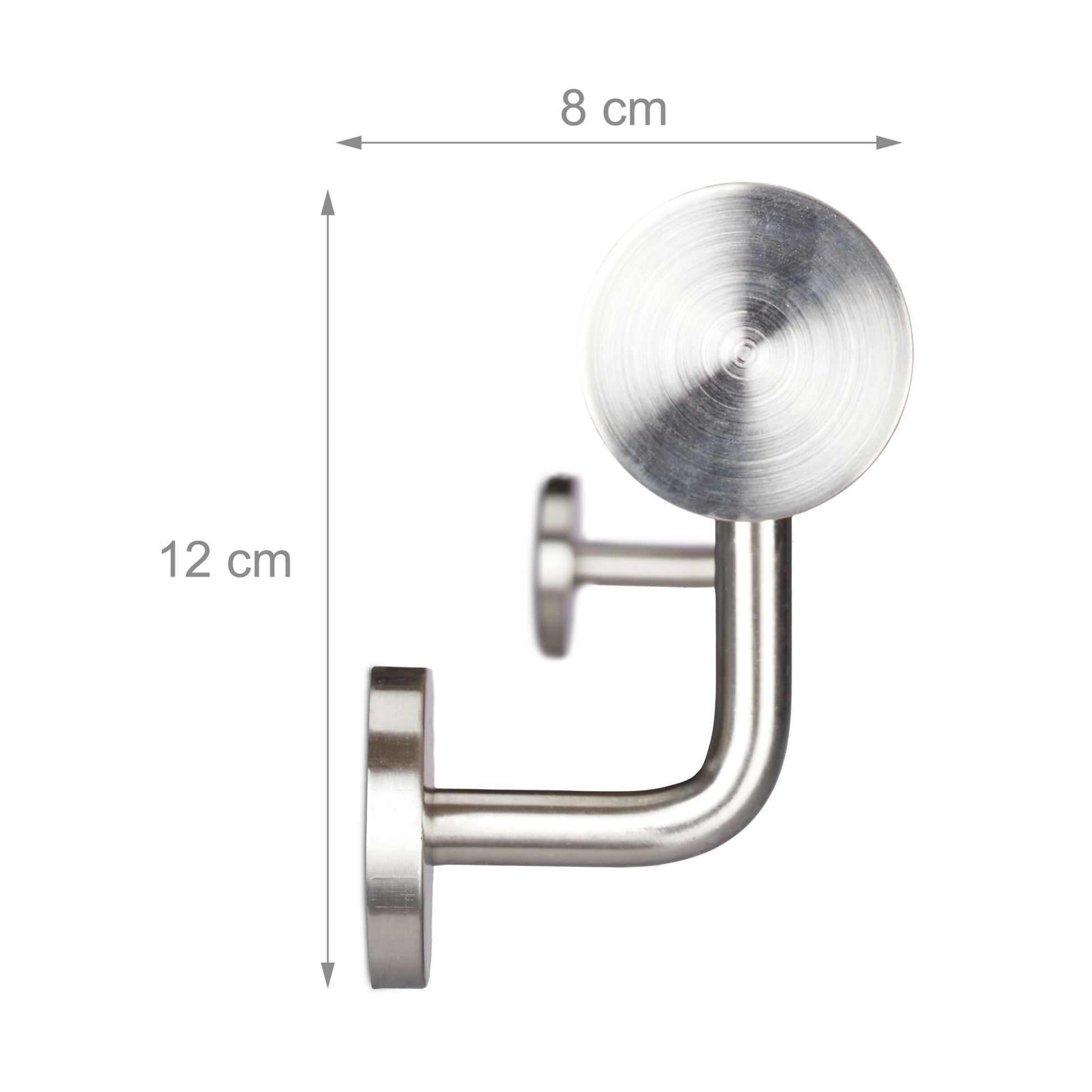 Handlauf Aluminium Eiche-Optik Braun-Silber von Relaxdays