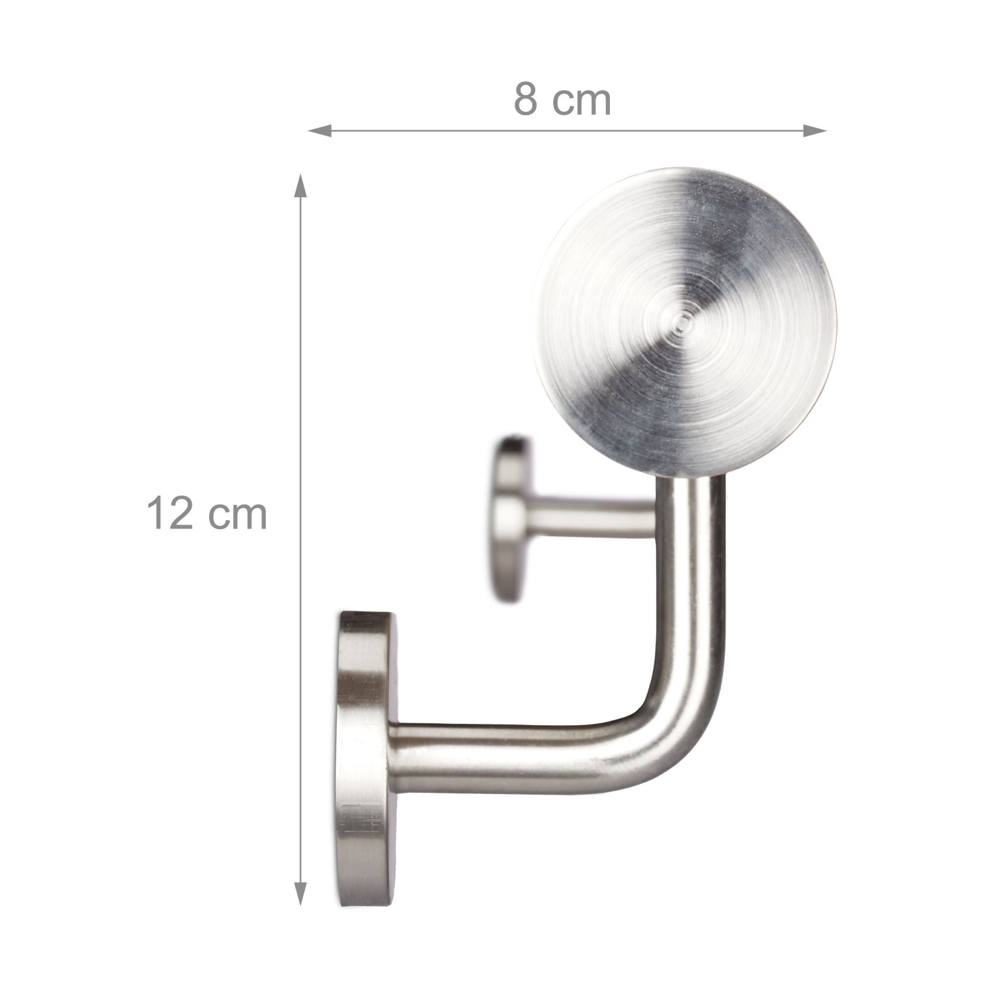 Handlauf Aluminium Eiche-Optik Braun-Silber von Relaxdays