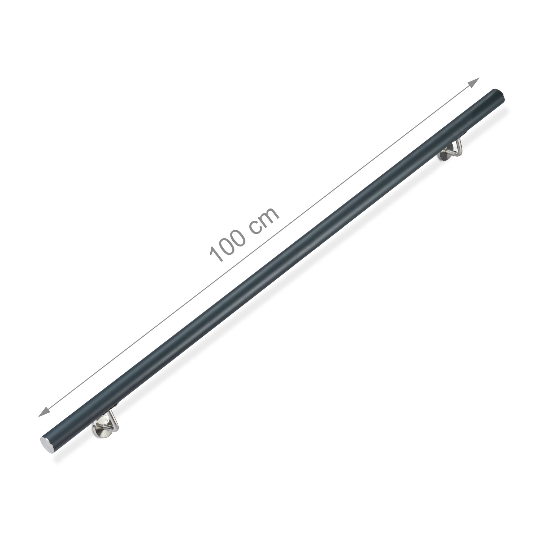 Handlauf Aluminium Anthrazit-Silber von Relaxdays