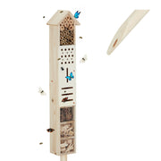 Insektenhotel mit Erdspiess Hellbraun von Relaxdays