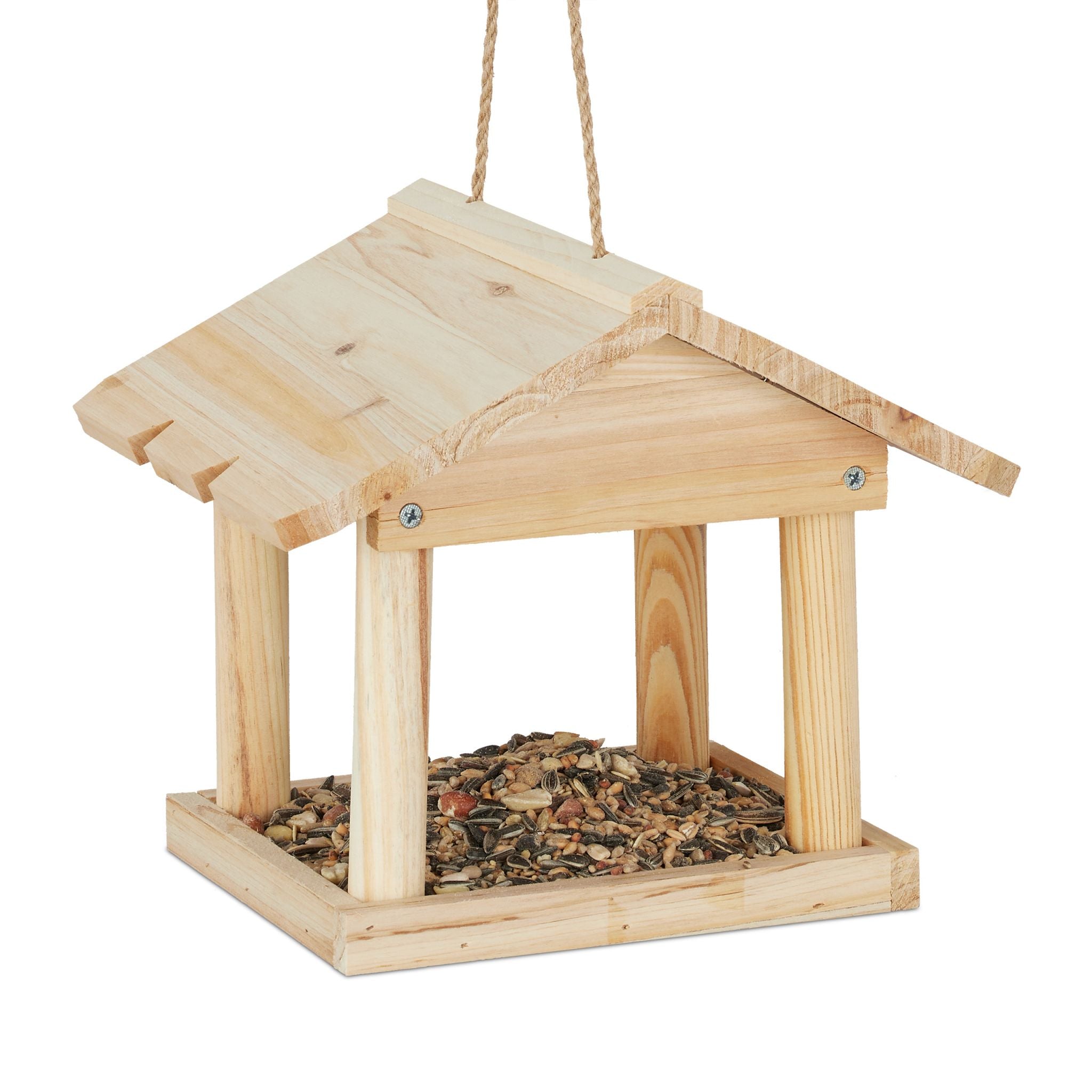 Vogelhaus zum Aufhängen Hellbraun