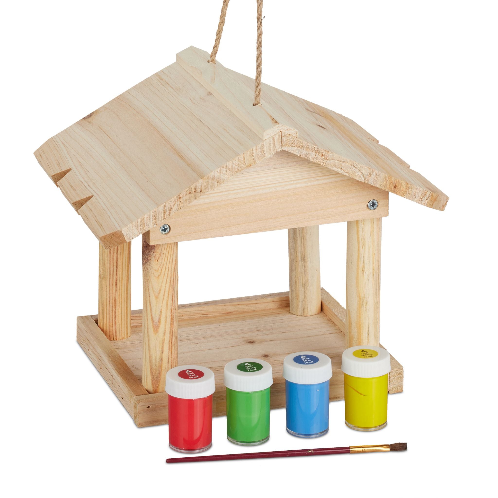 Vogelhaus zum Aufhängen Hellbraun