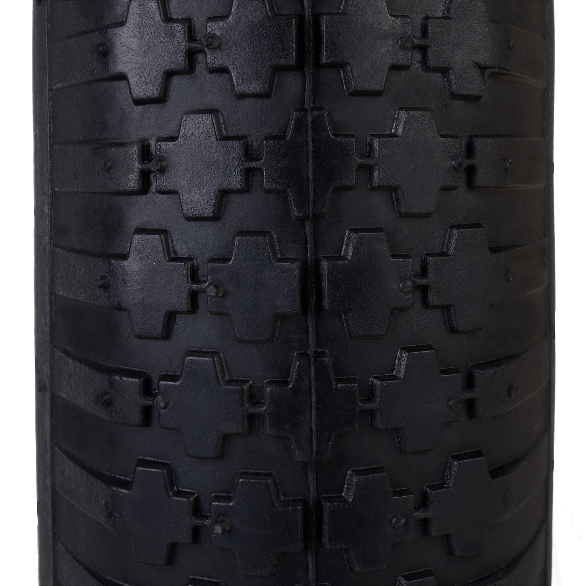 Schubkarrenrad 4.80 4.00-8 inkl. Achse Schwarz-Silber von Relaxdays