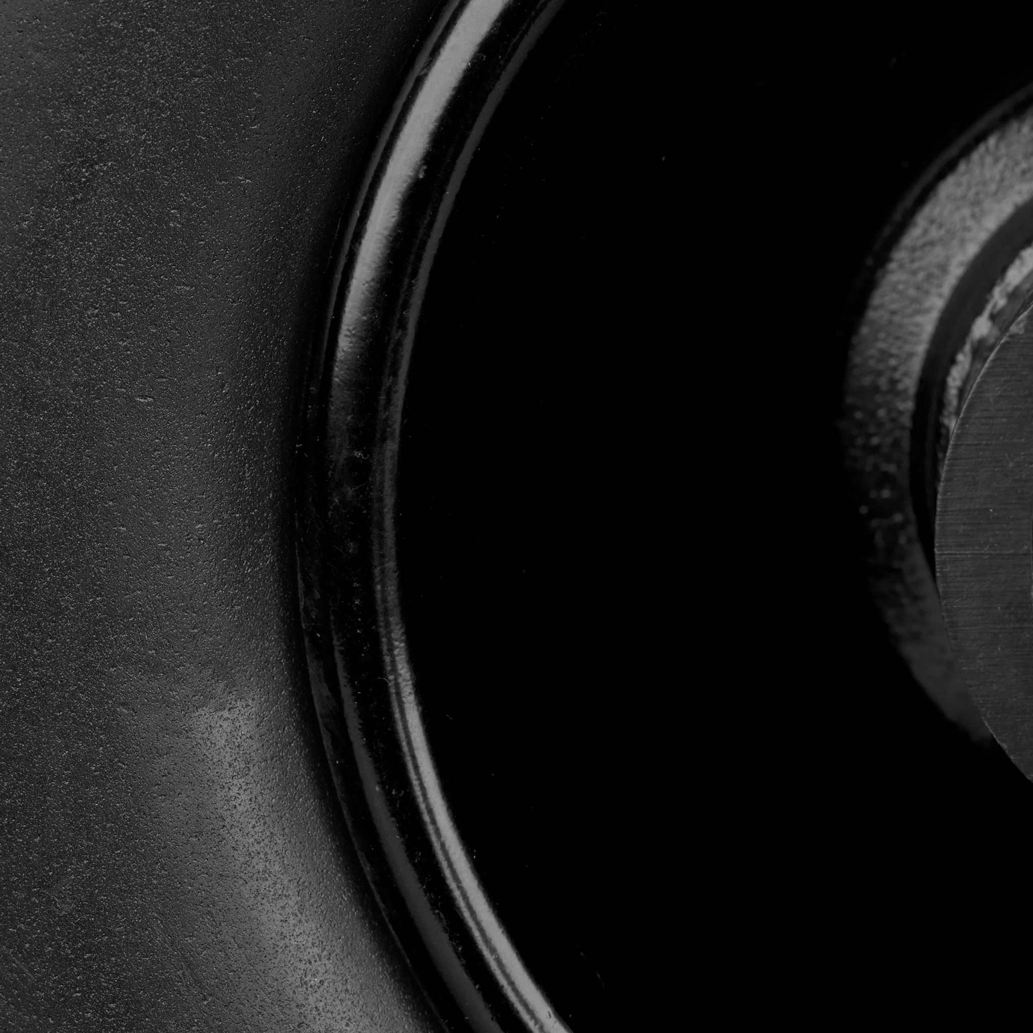 Sackkarrenrad Vollgummi 2er-Set Schwarz von Relaxdays