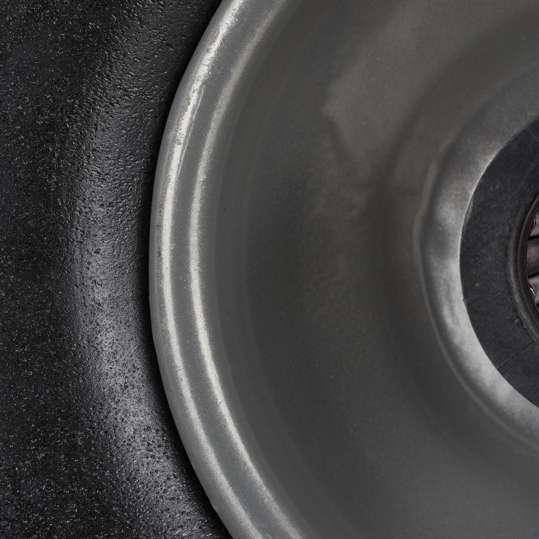 Sackkarrenrad Vollgummi 2er-Set Schwarz-Grau von Relaxdays