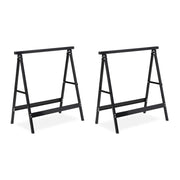 Klappbock Stahl 2er-Set Schwarz von Relaxdays