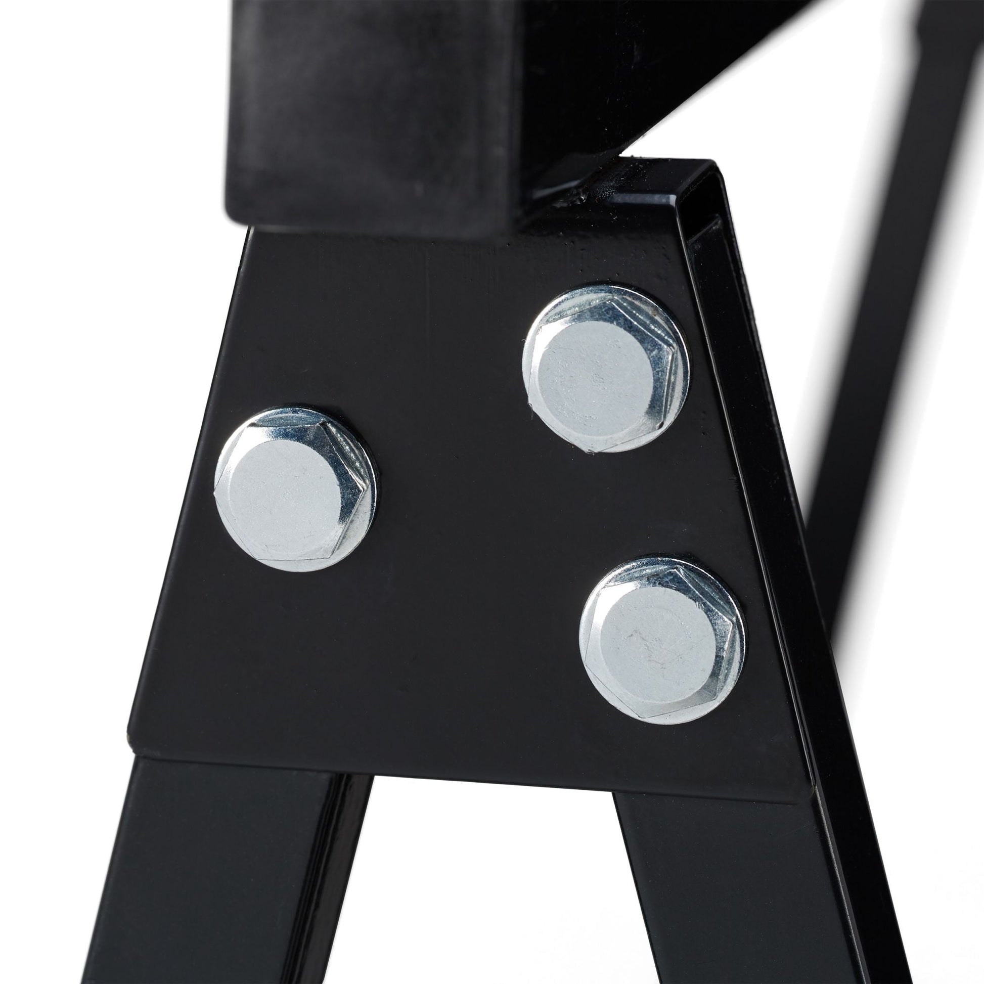 Klappbock Stahl 2er-Set Schwarz von Relaxdays