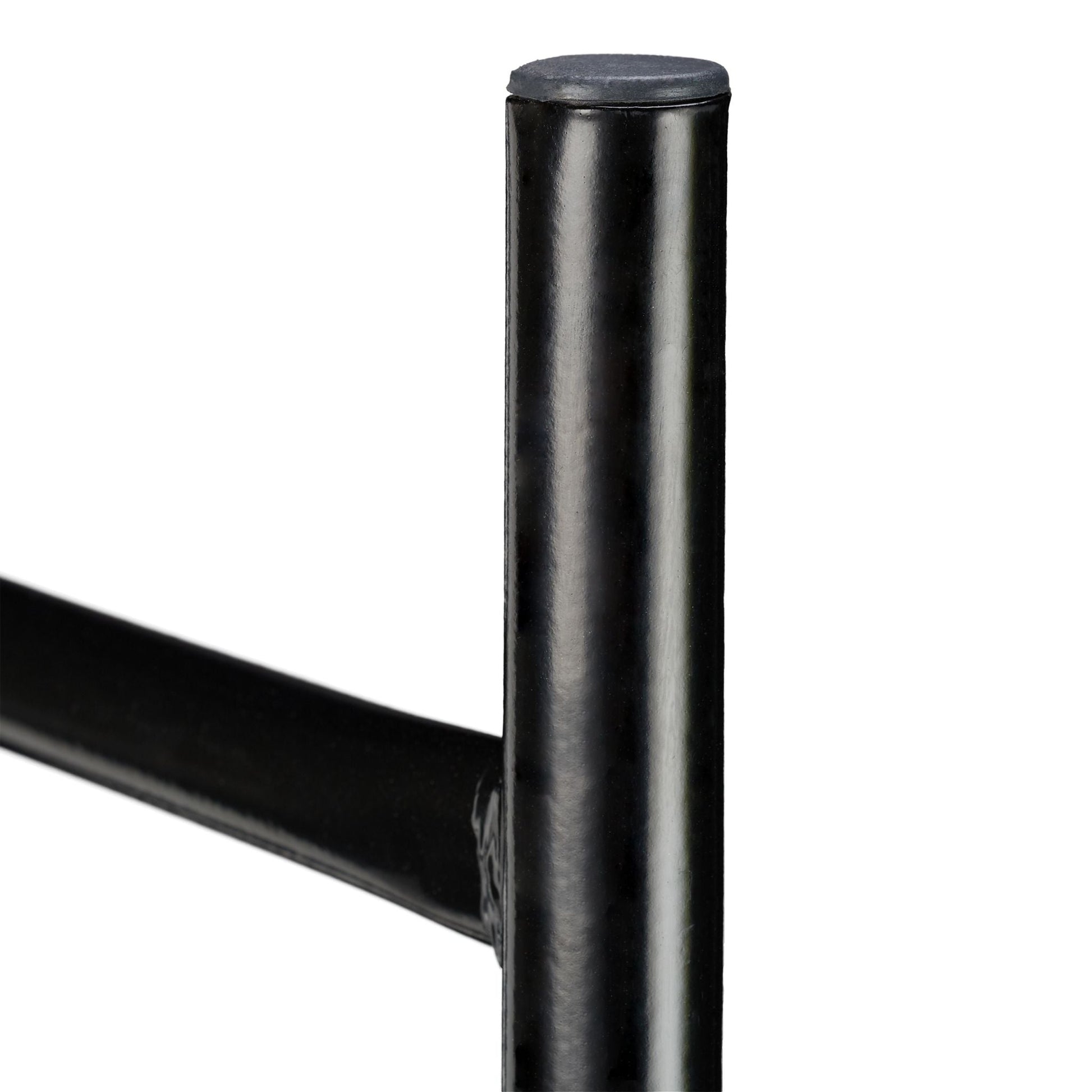 Kaminholzregal schmal Schwarz von Relaxdays