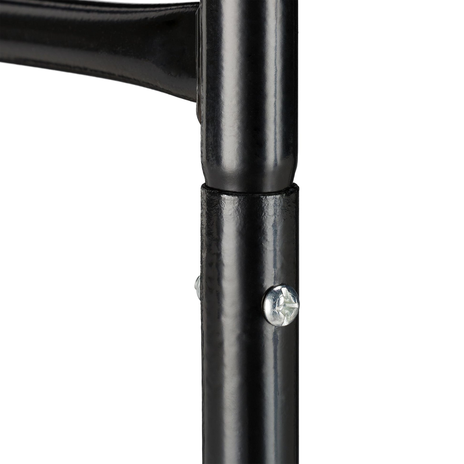 Kaminholzregal schmal Schwarz von Relaxdays