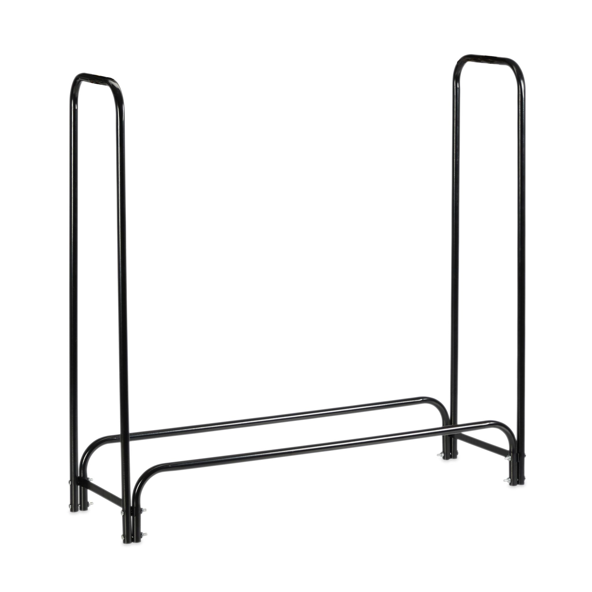 Kaminholzregal Metall Schwarz-Grau von Relaxdays