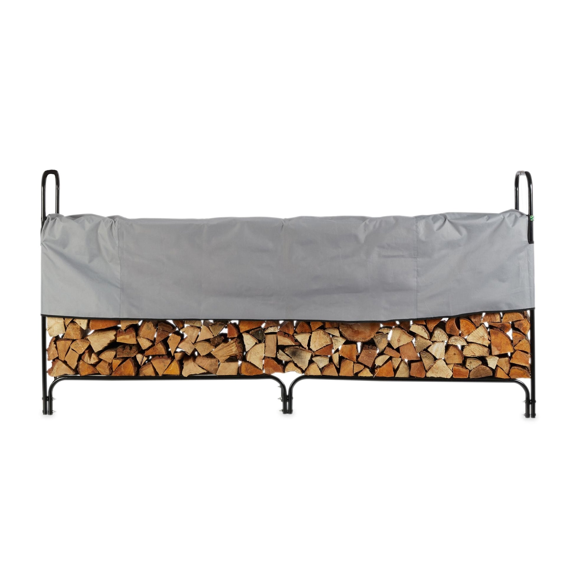 Kaminholzregal Metall Schwarz-Grau von Relaxdays