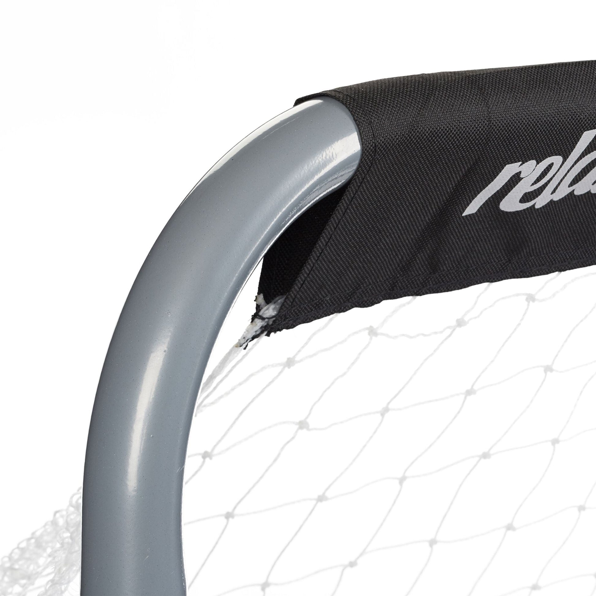 Fussballtor Weiss-Schwarz-Grau von Relaxdays