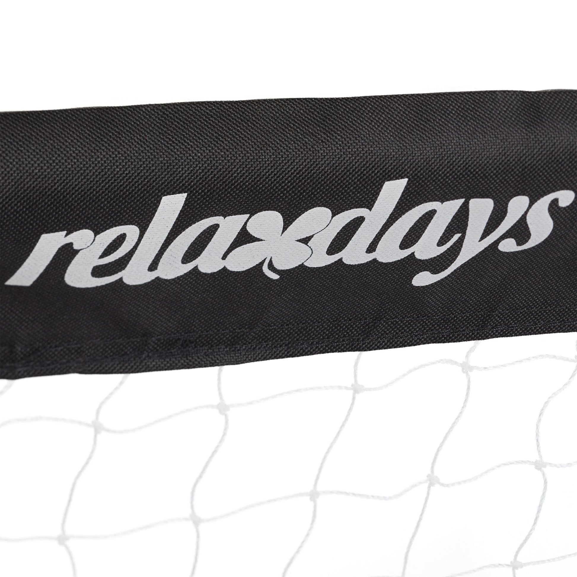 Fussballtor Weiss-Schwarz-Grau von Relaxdays
