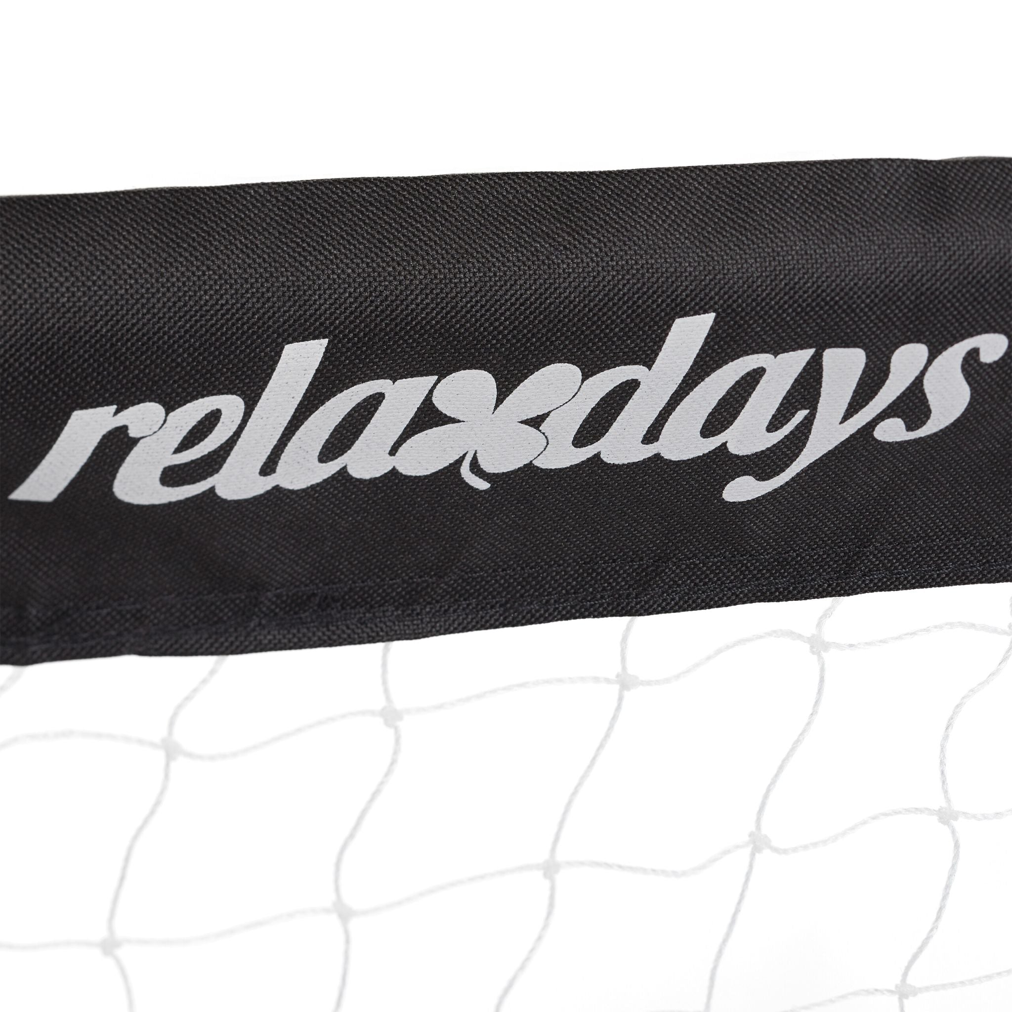Fussballtor Weiss-Schwarz-Grau von Relaxdays
