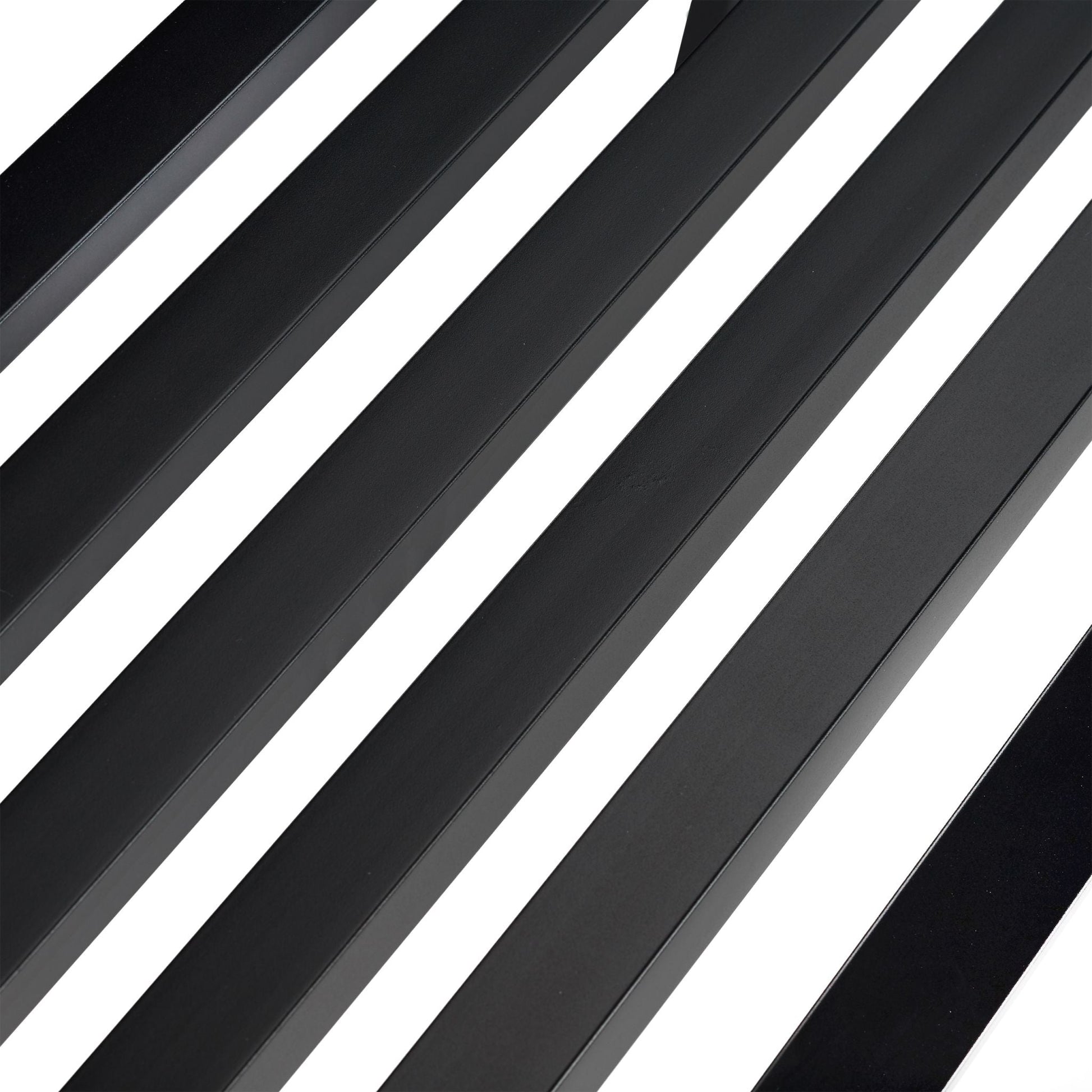 Gartenbank Metall Ornamente Schwarz von Relaxdays