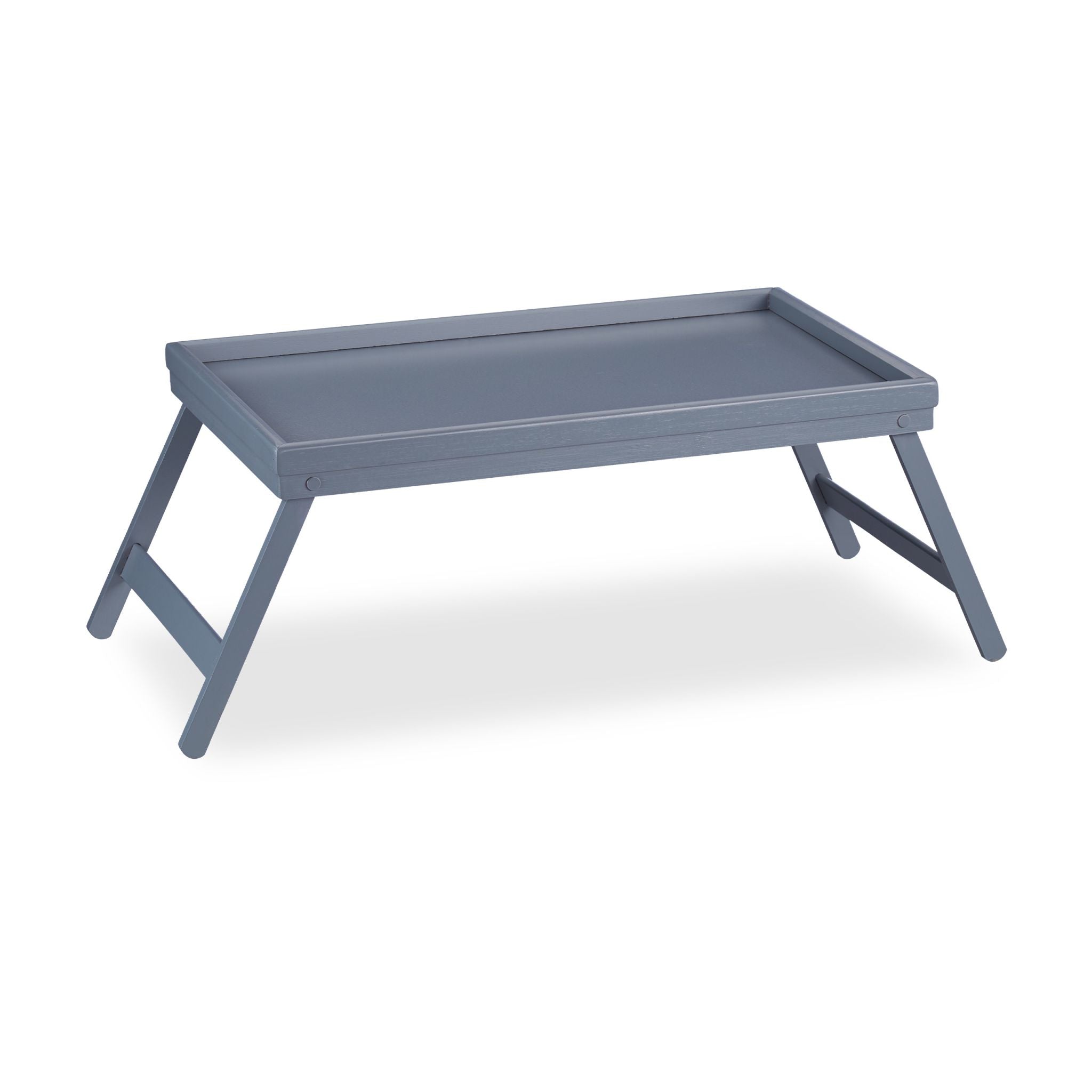 Betttablett Bambus Grau von Relaxdays