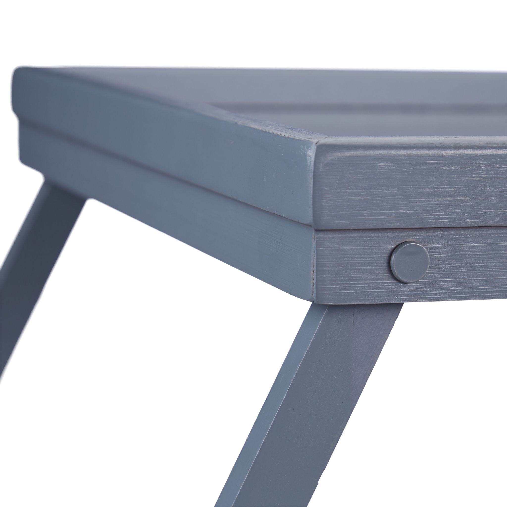 Betttablett Bambus Grau von Relaxdays