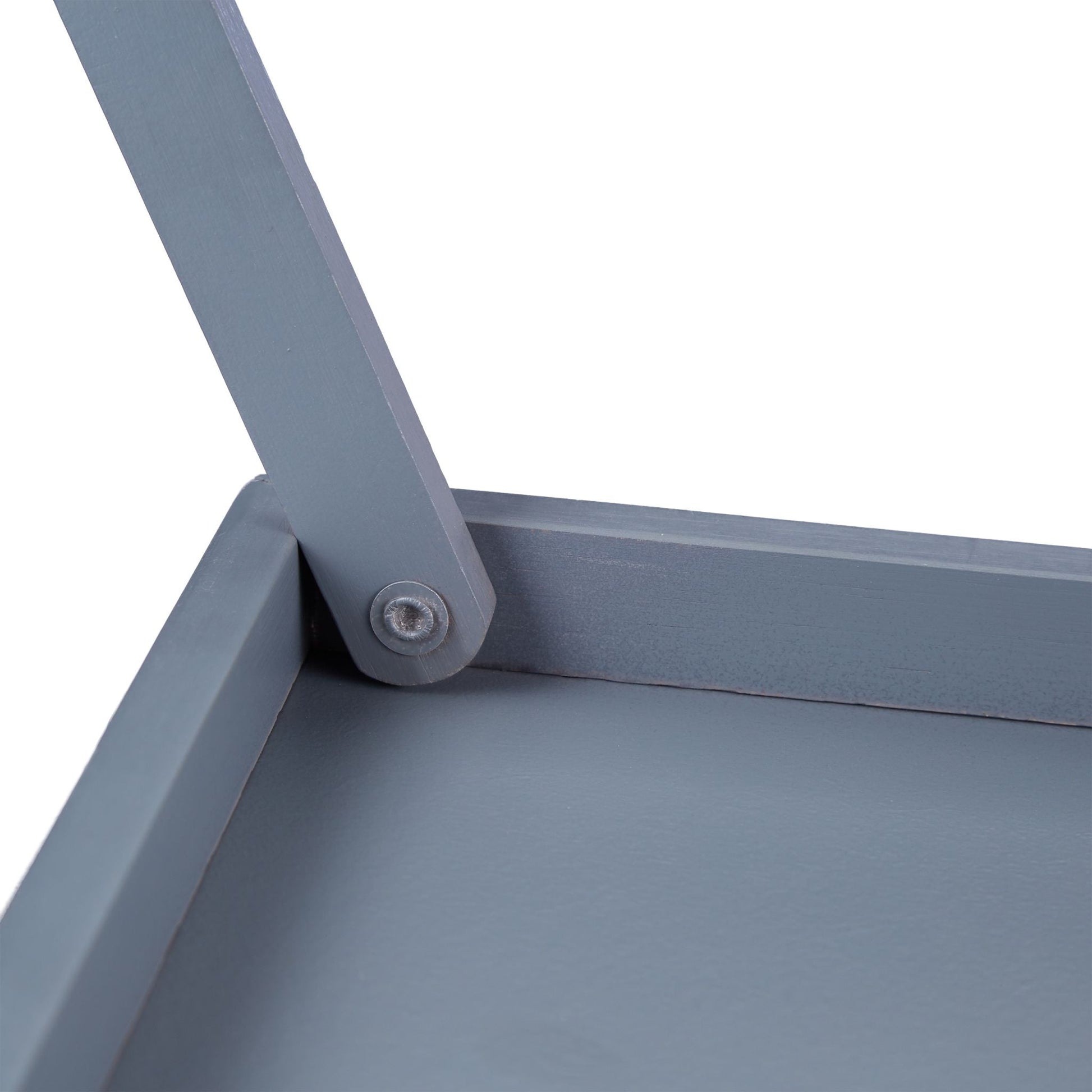 Betttablett Bambus Grau von Relaxdays