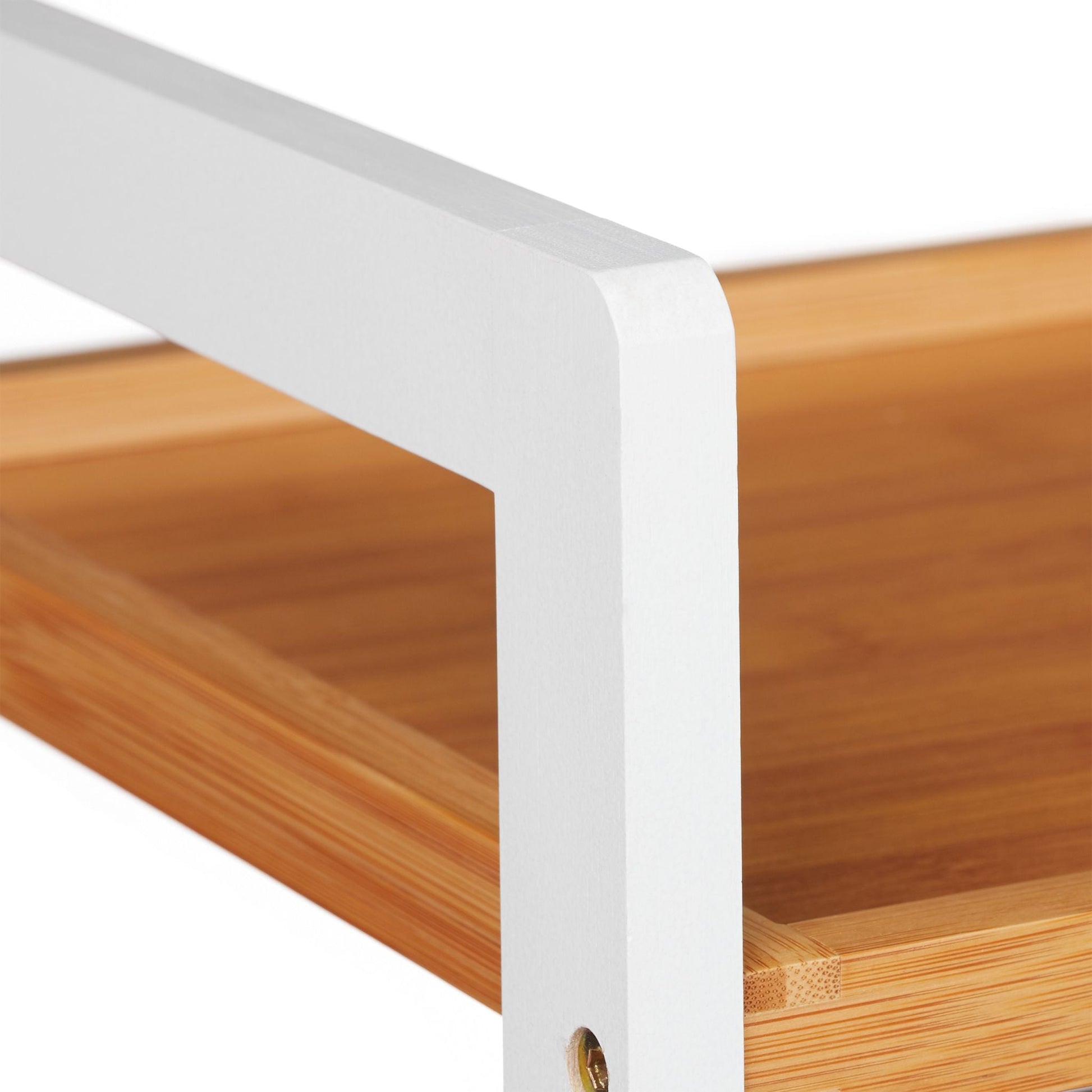 Regal mit Ablagen Bambus Hellbraun von Relaxdays