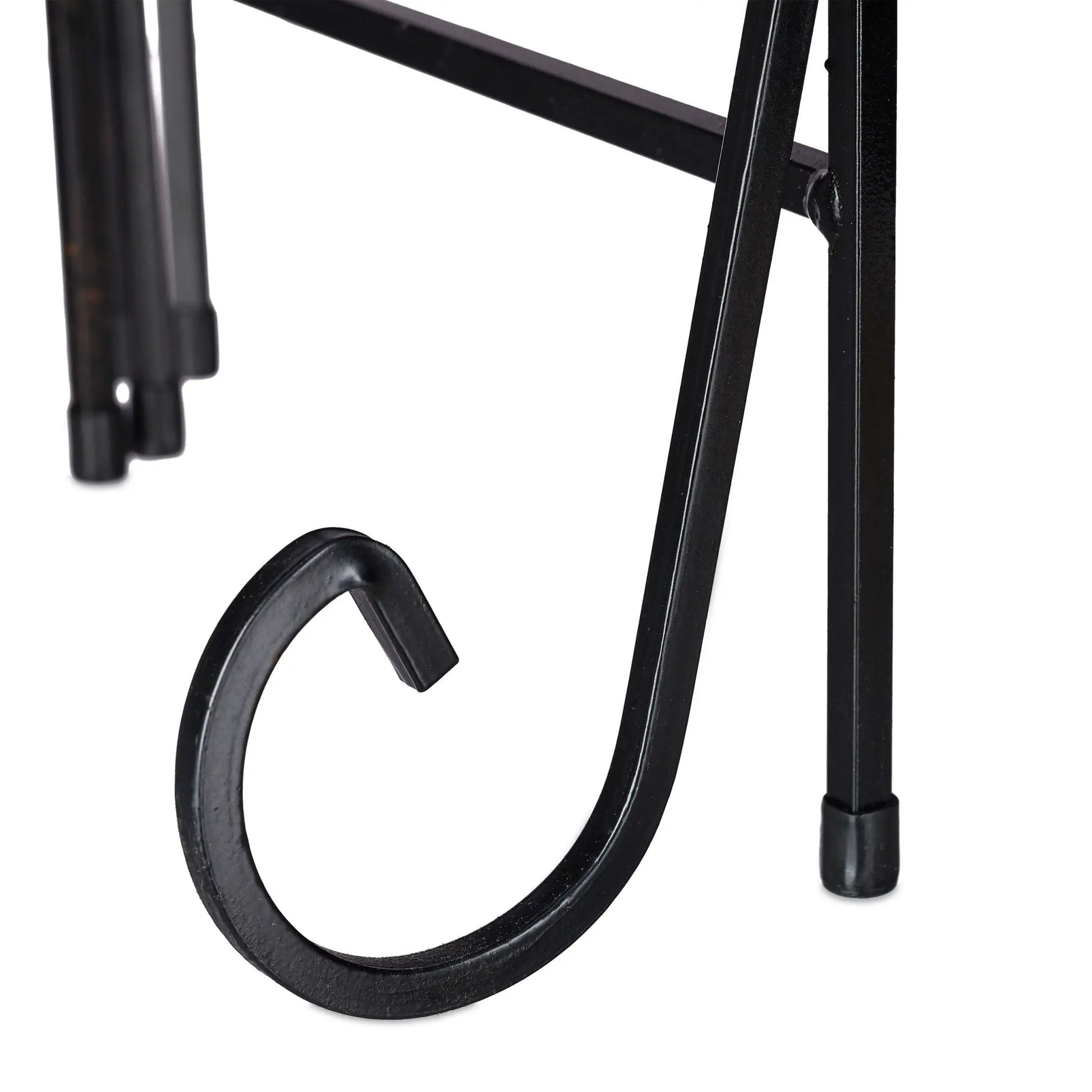 Blumentreppe Metall 5-stufig Schwarz von Relaxdays