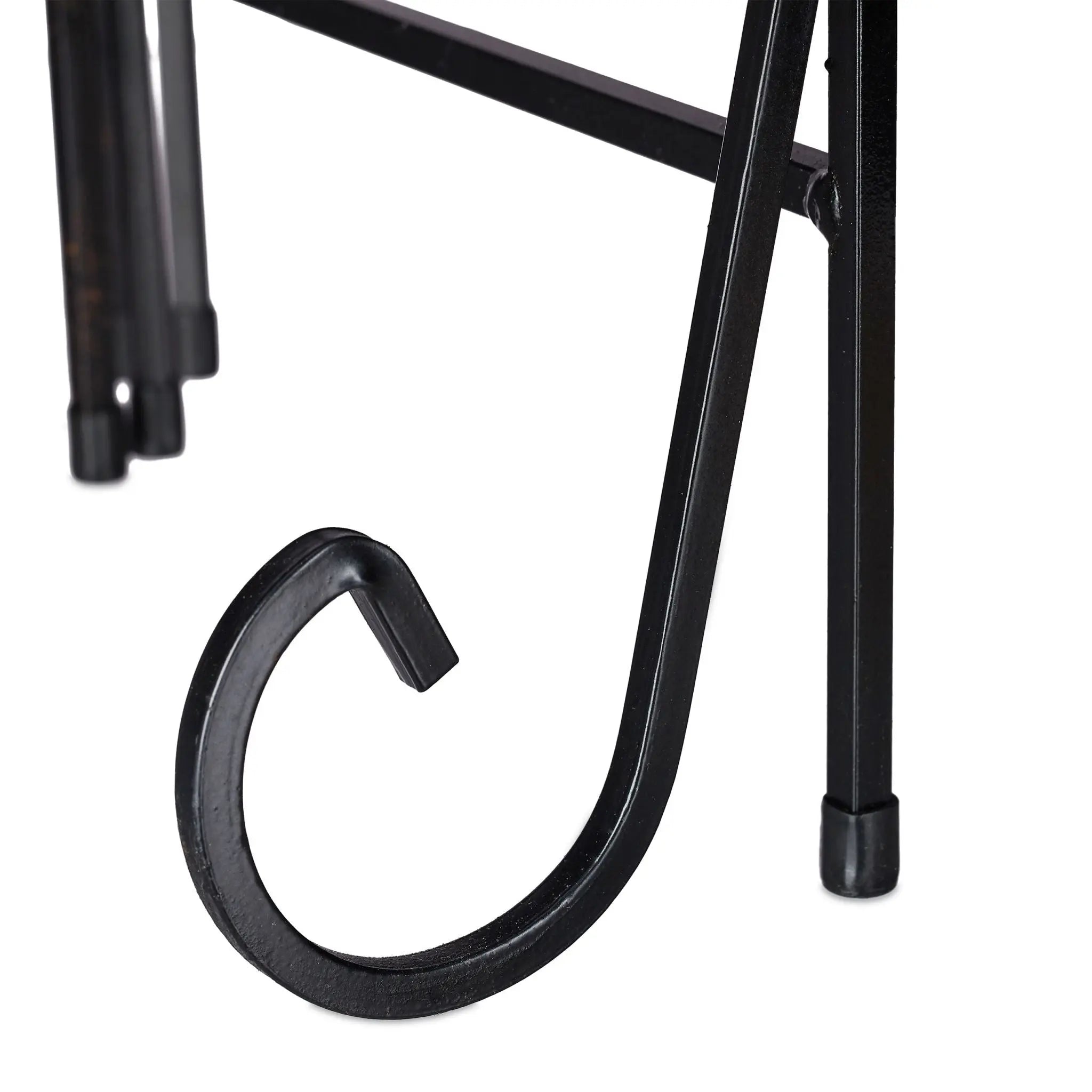 Blumentreppe Metall 5-stufig Schwarz von Relaxdays