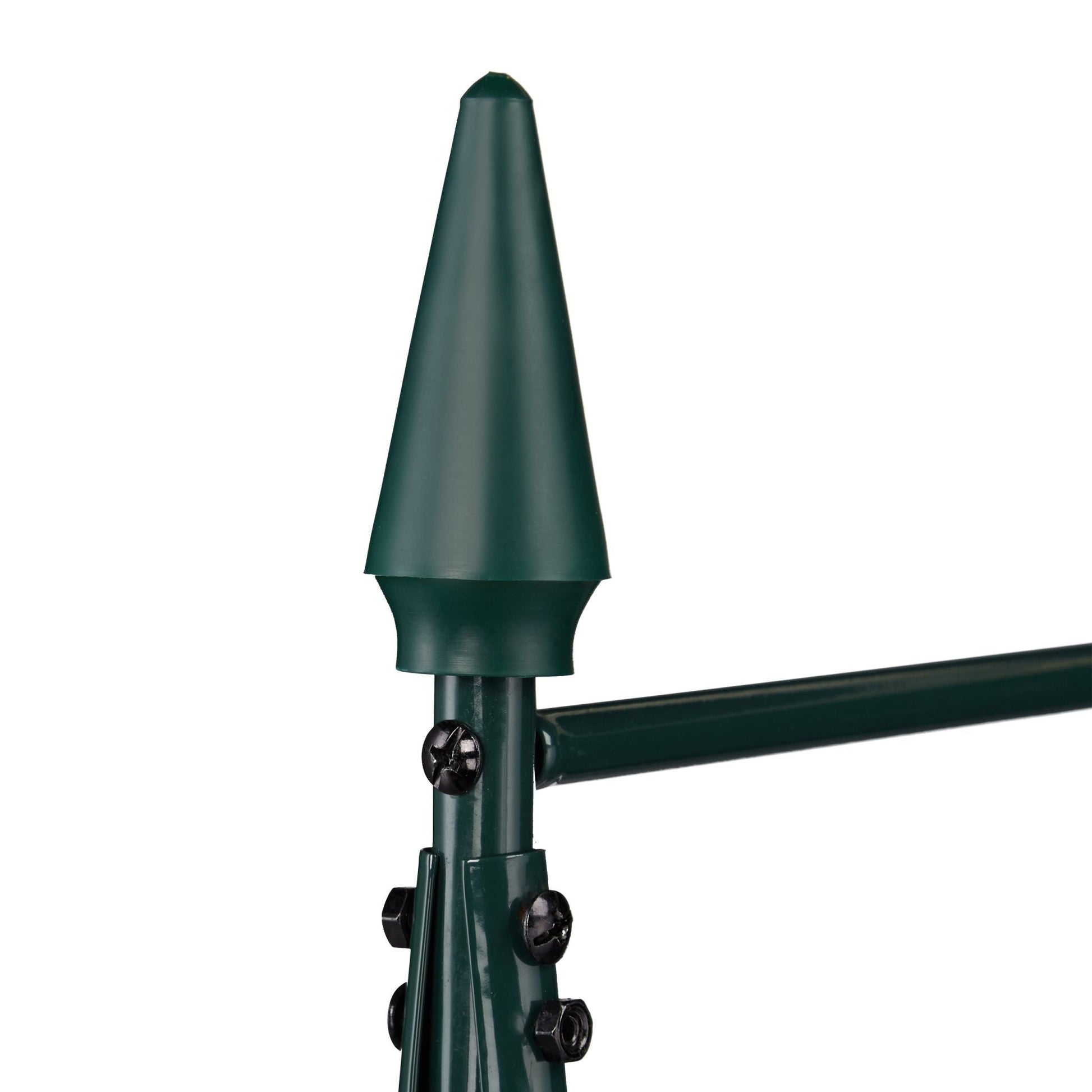 Rosenbogen Metall mit Spitzen Dunkelgrün von Relaxdays