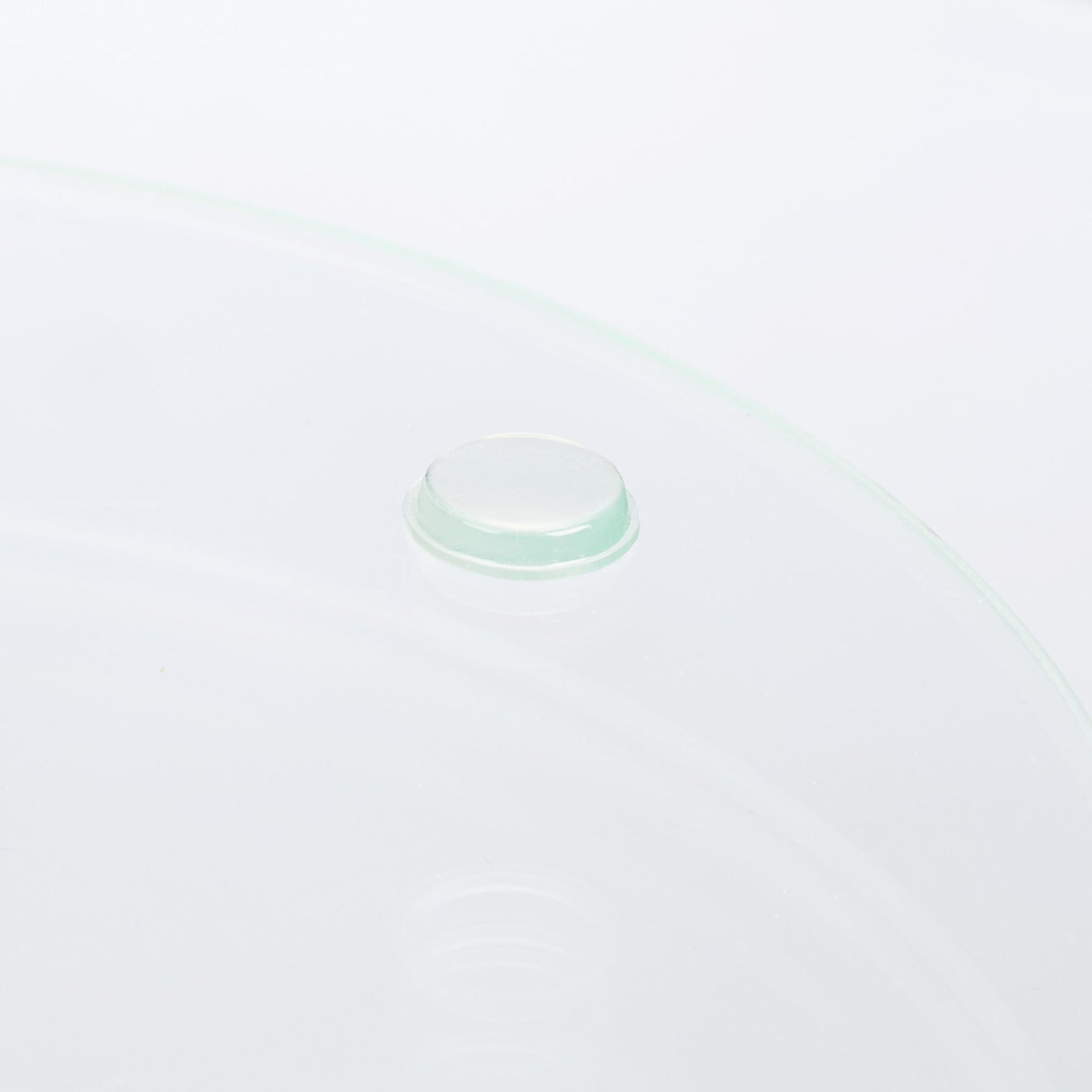 Drehbare Tortenplatte Glas Silber-Transparent von Relaxdays