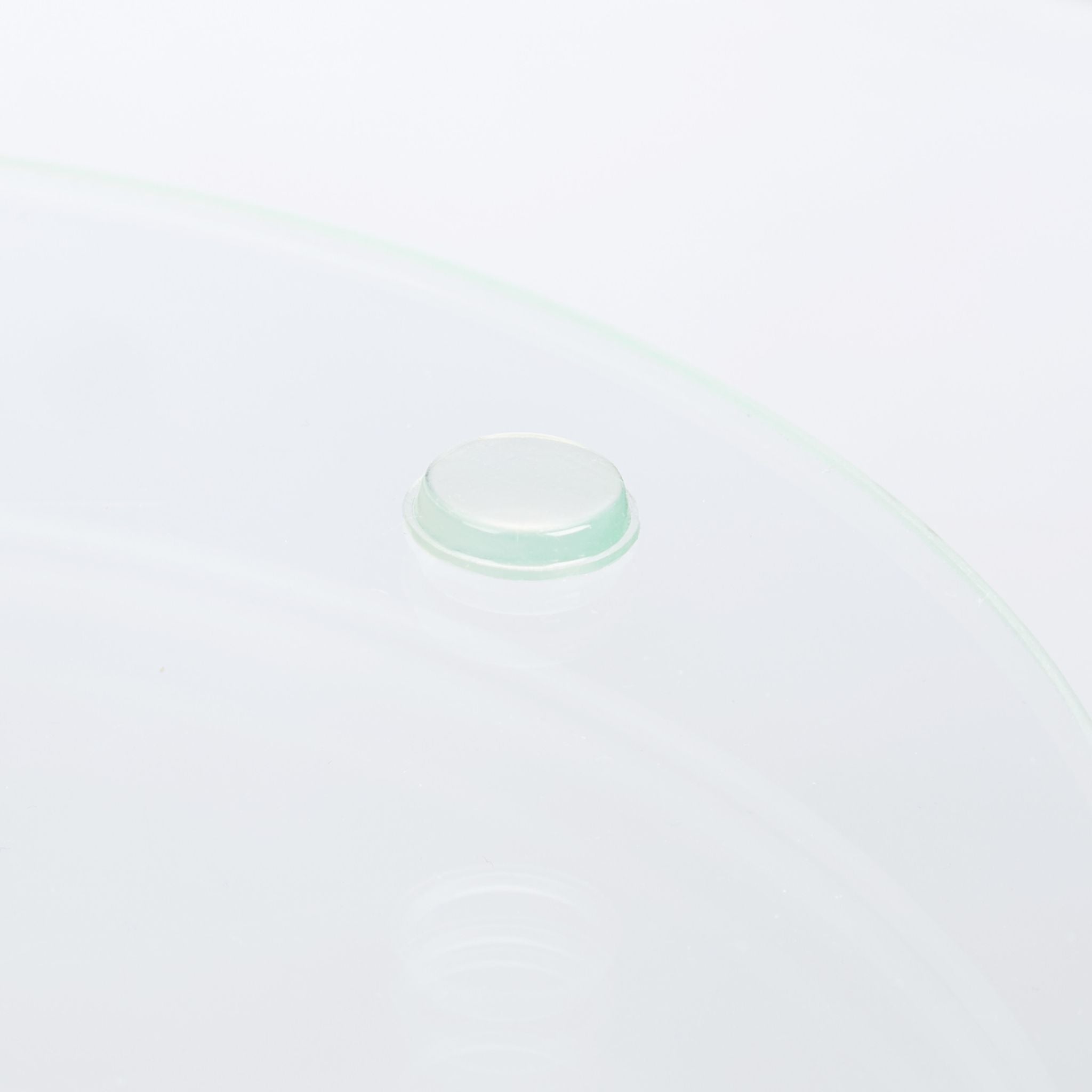 Drehbare Tortenplatte Glas Silber-Transparent von Relaxdays