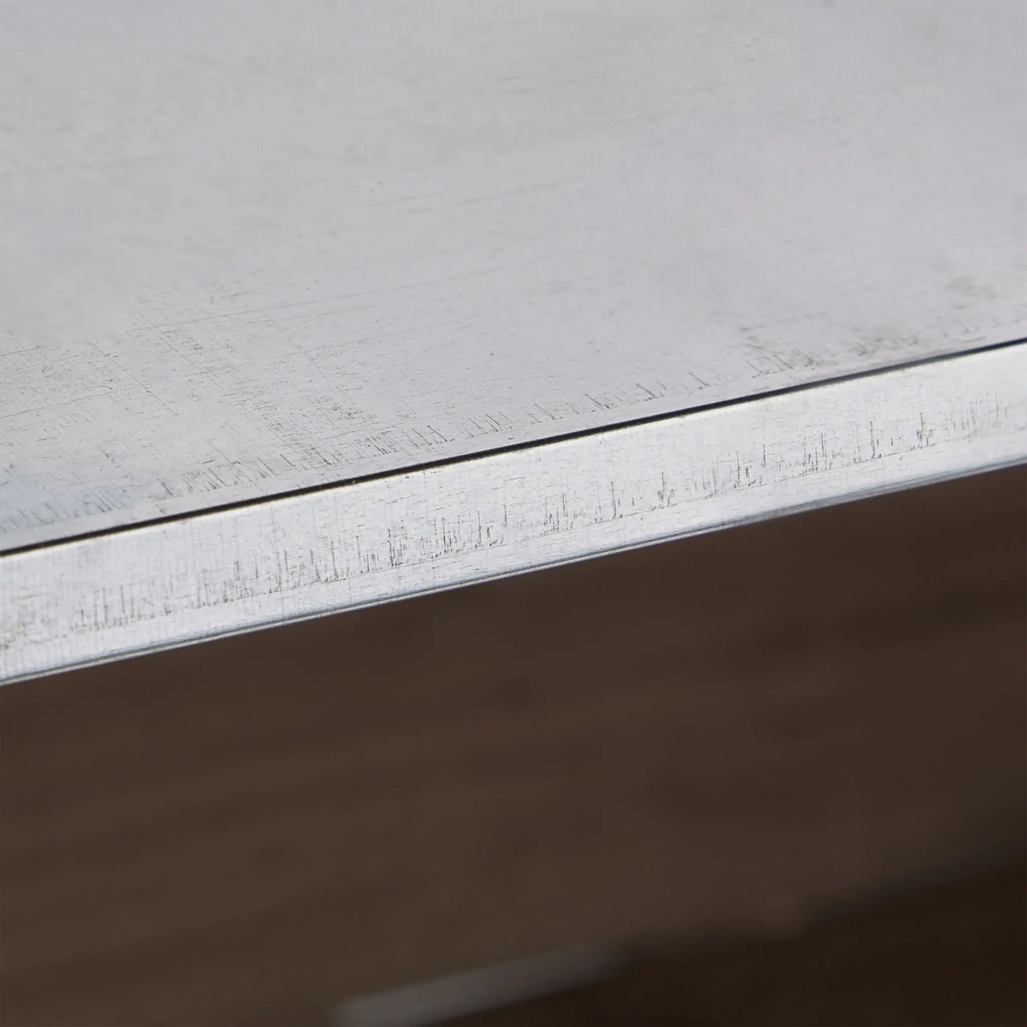 Pflanztisch Holz Dunkelbraun-Silber von Relaxdays