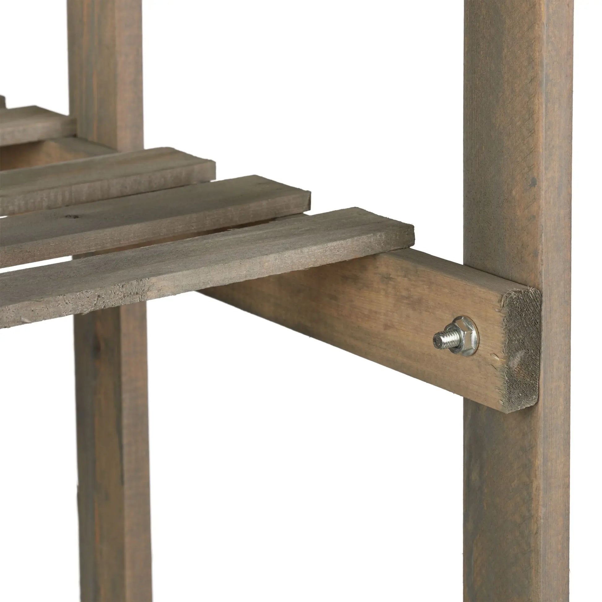 Blumenregal Holz 5 Ebenen Grau von Relaxdays