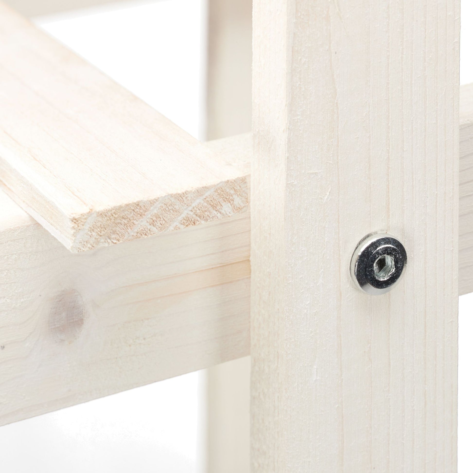 Blumentreppe Holz mit 5 Stufen Weiss von Relaxdays