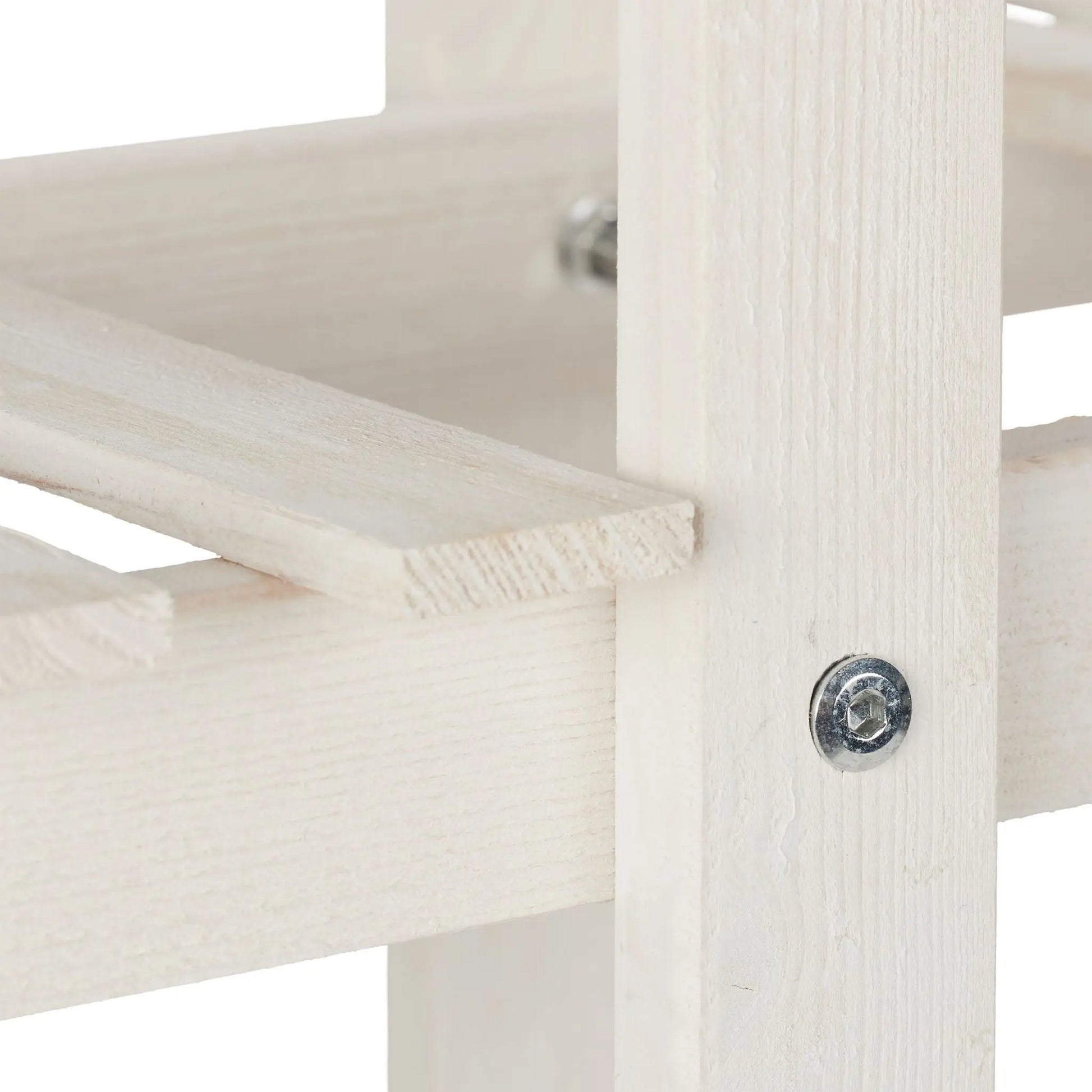 Blumentreppe Holz mit 3 Stufen Weiss von Relaxdays