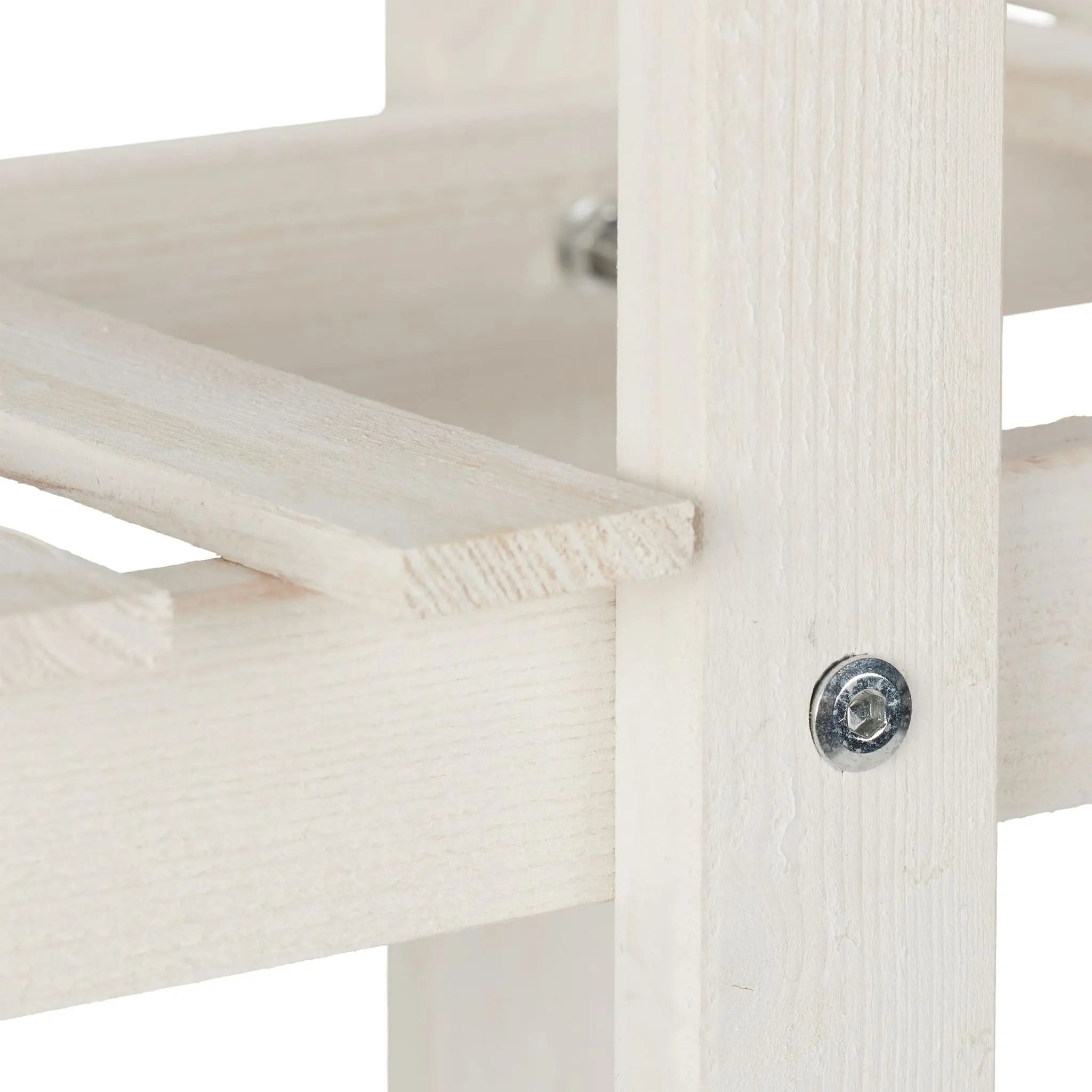 Blumentreppe Holz mit 3 Stufen Weiss von Relaxdays