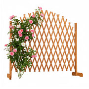 Rankgitter Holz ziehbar Orange von Relaxdays