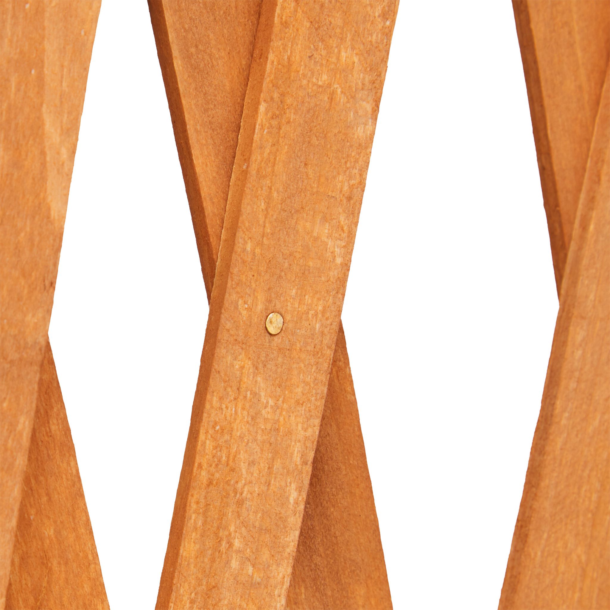 Rankgitter Holz ziehbar Orange von Relaxdays