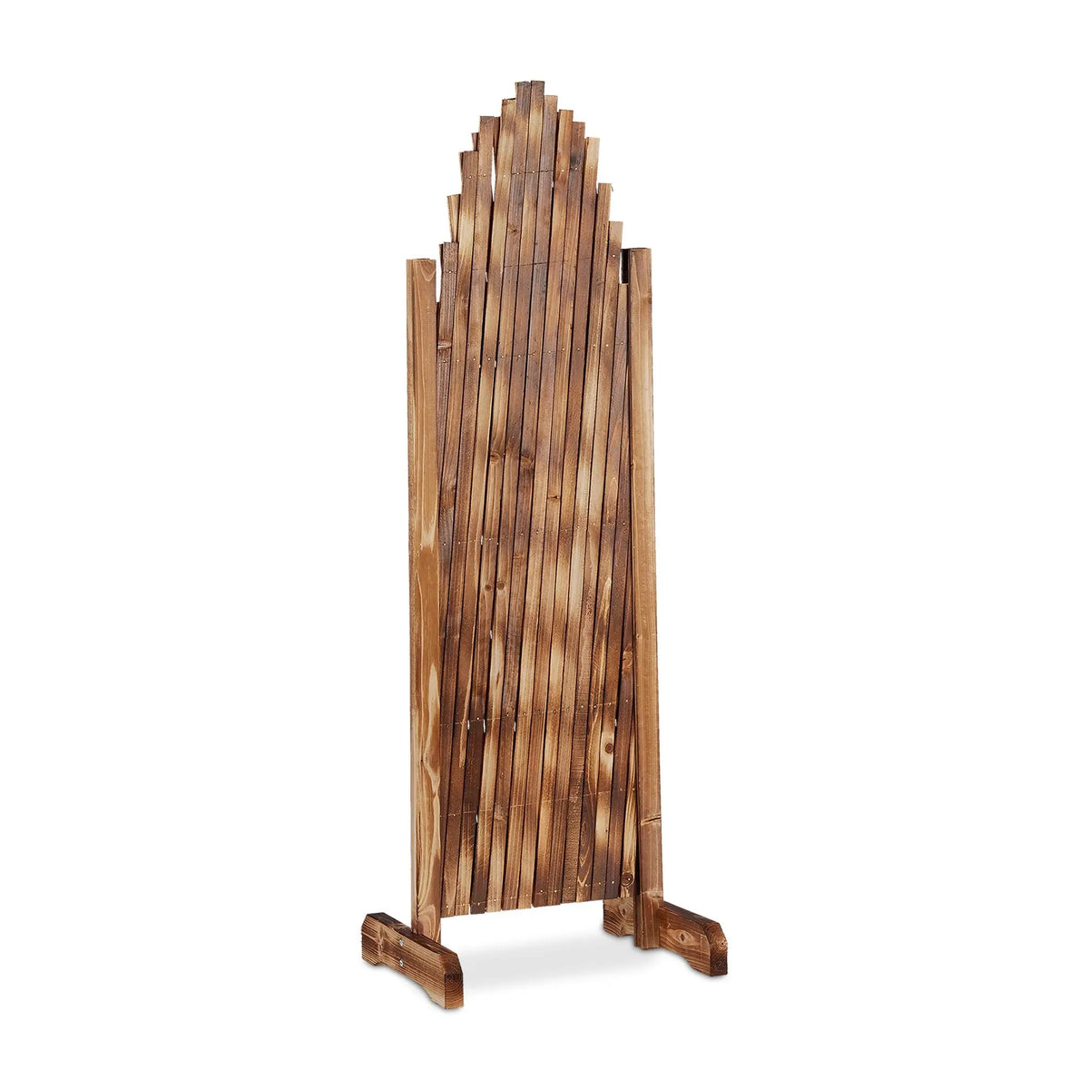 Rankgitter Holz ziehbar Hellbraun von Relaxdays